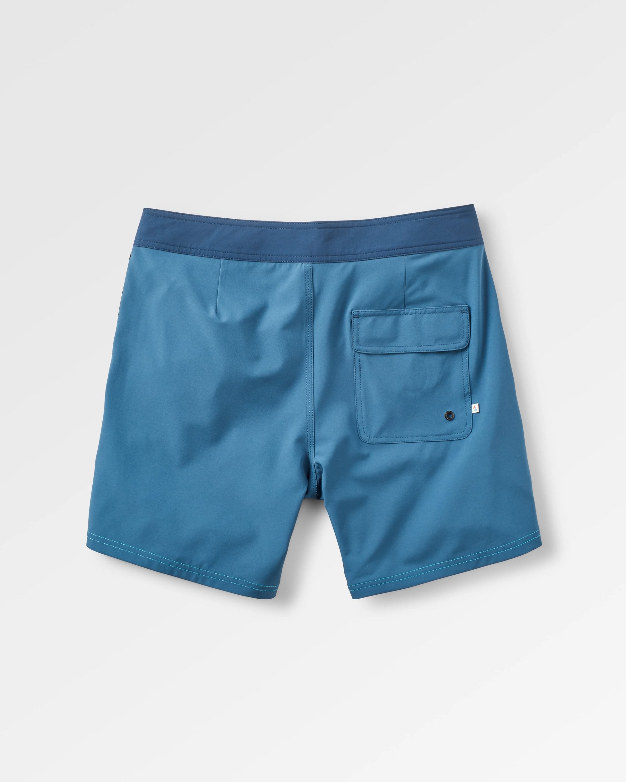 Hollow Recycled Boardshort - Blue Pool - Flatlay