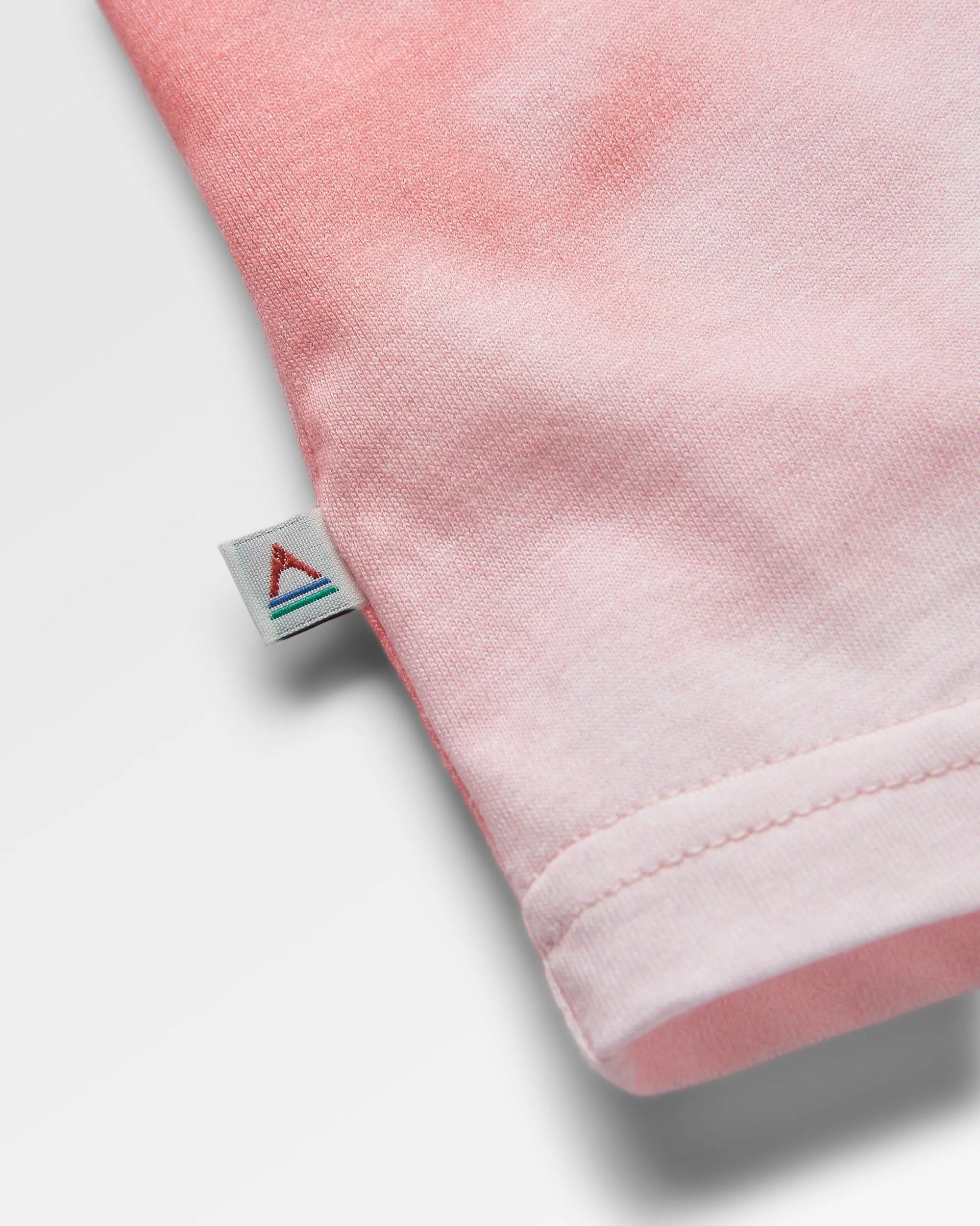 Discovery Organic Cotton T-Shirt - Tie Dye Shell Pink - Flatlay