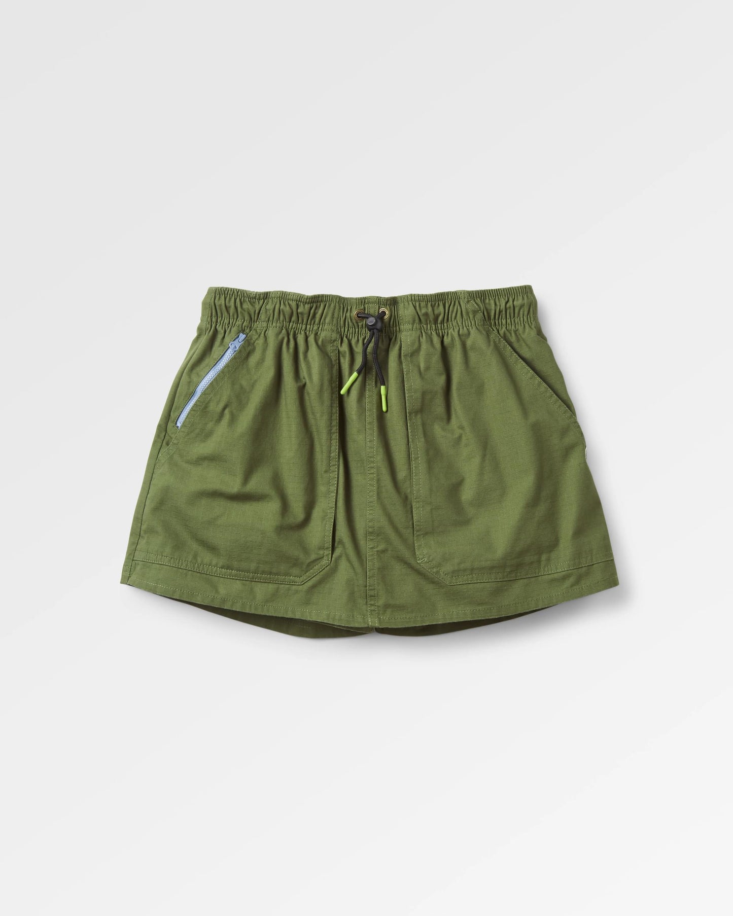 Wonderland Organic Cotton Skort - Khaki - Flatlay