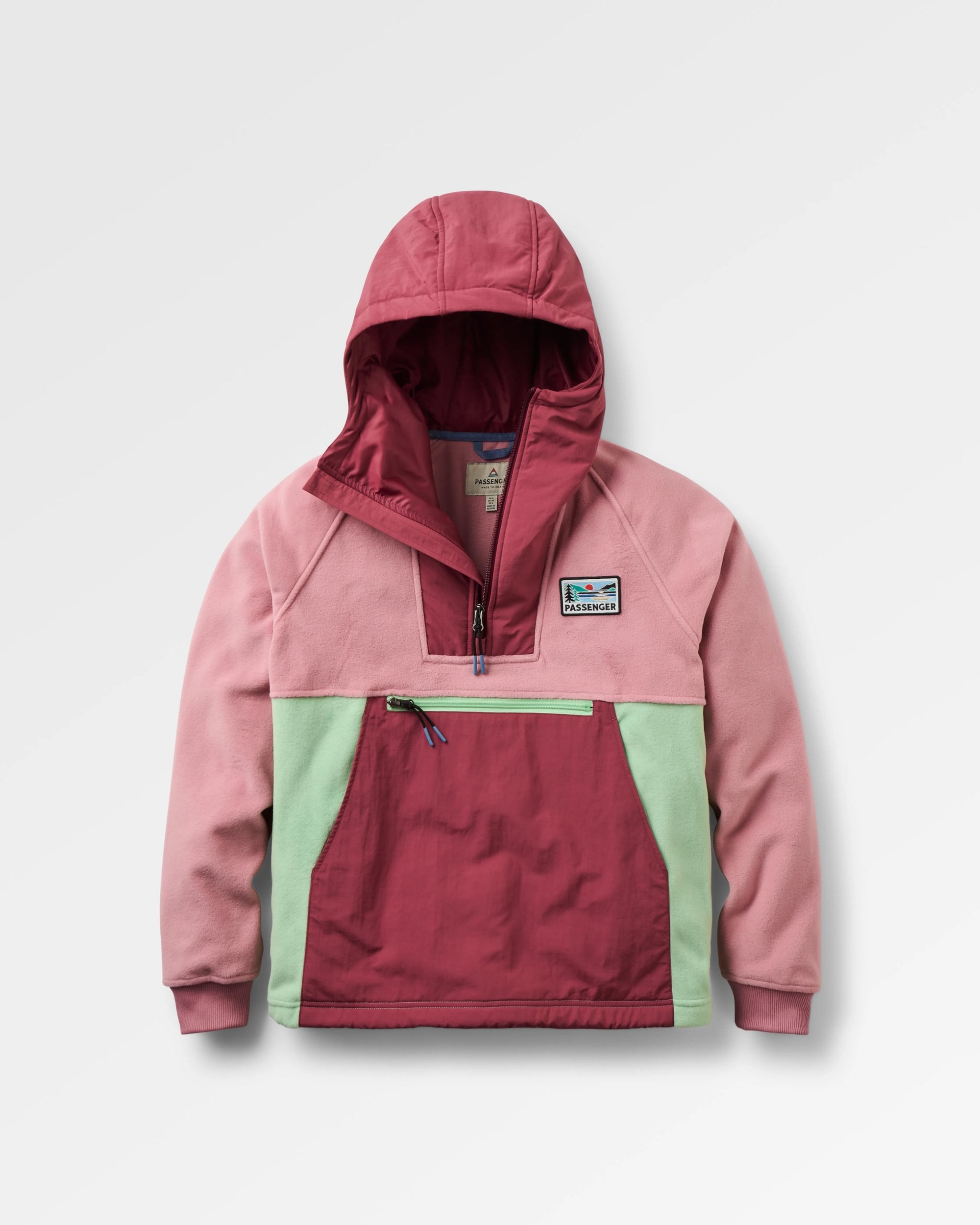 Alexander Recycled Hooded Polar Fleece - Pink Haze
- Flatlay