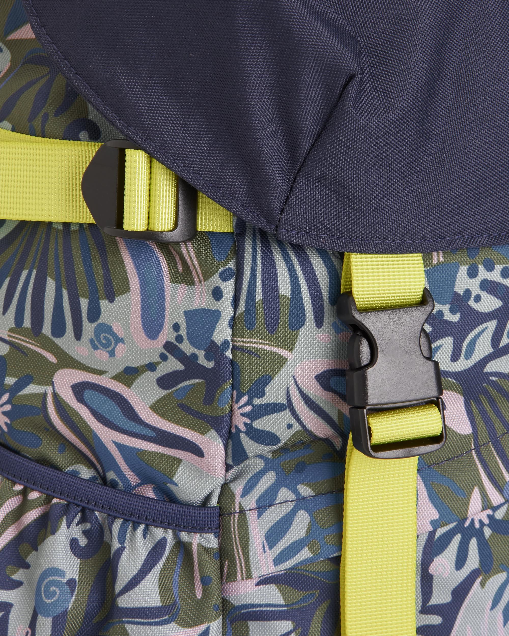 Boondocker Recycled 26L Backpack - Abstract Seaweed Pistachio - Flatlay