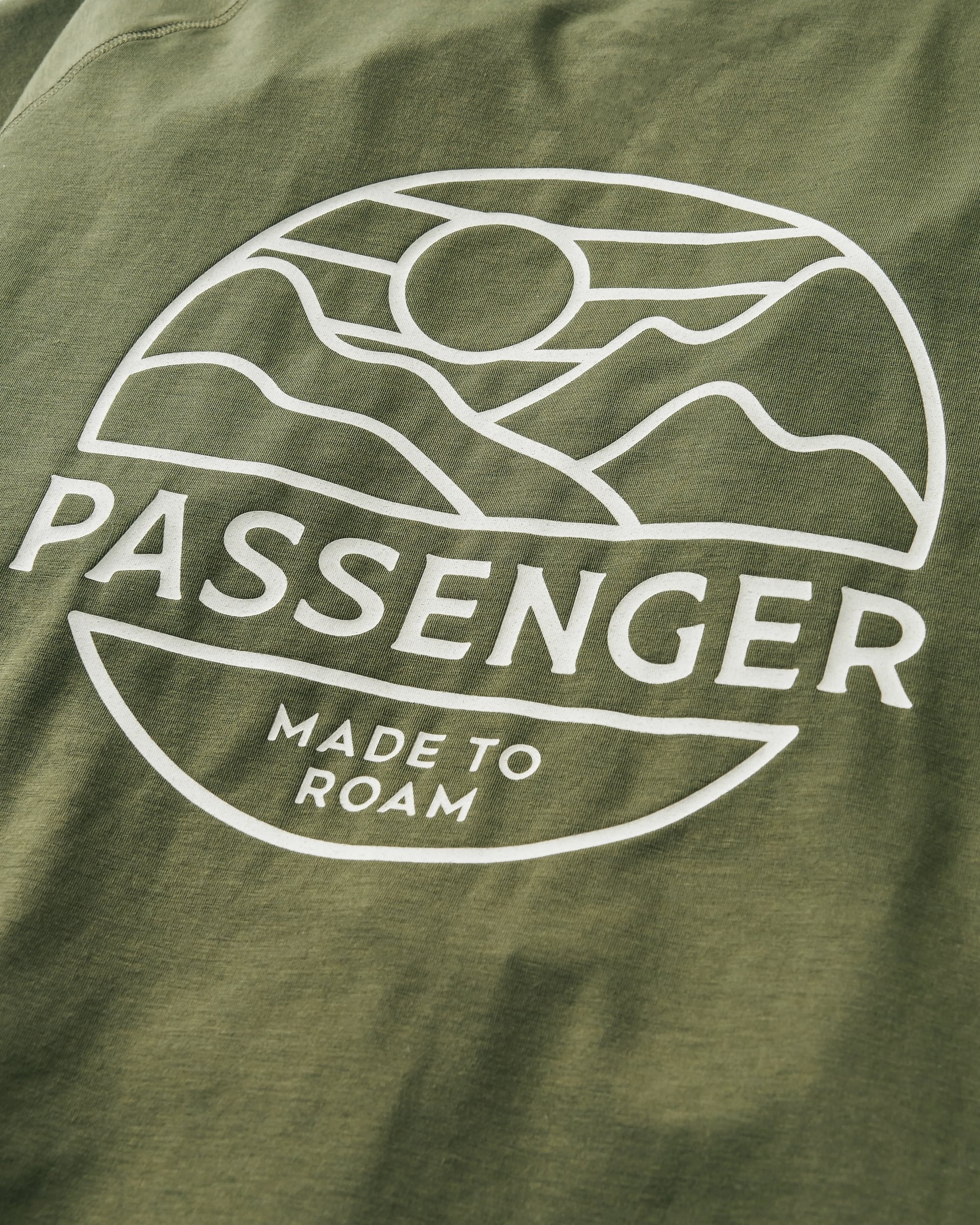 Sedona Recycled Active T-Shirt - Khaki - Flatlay