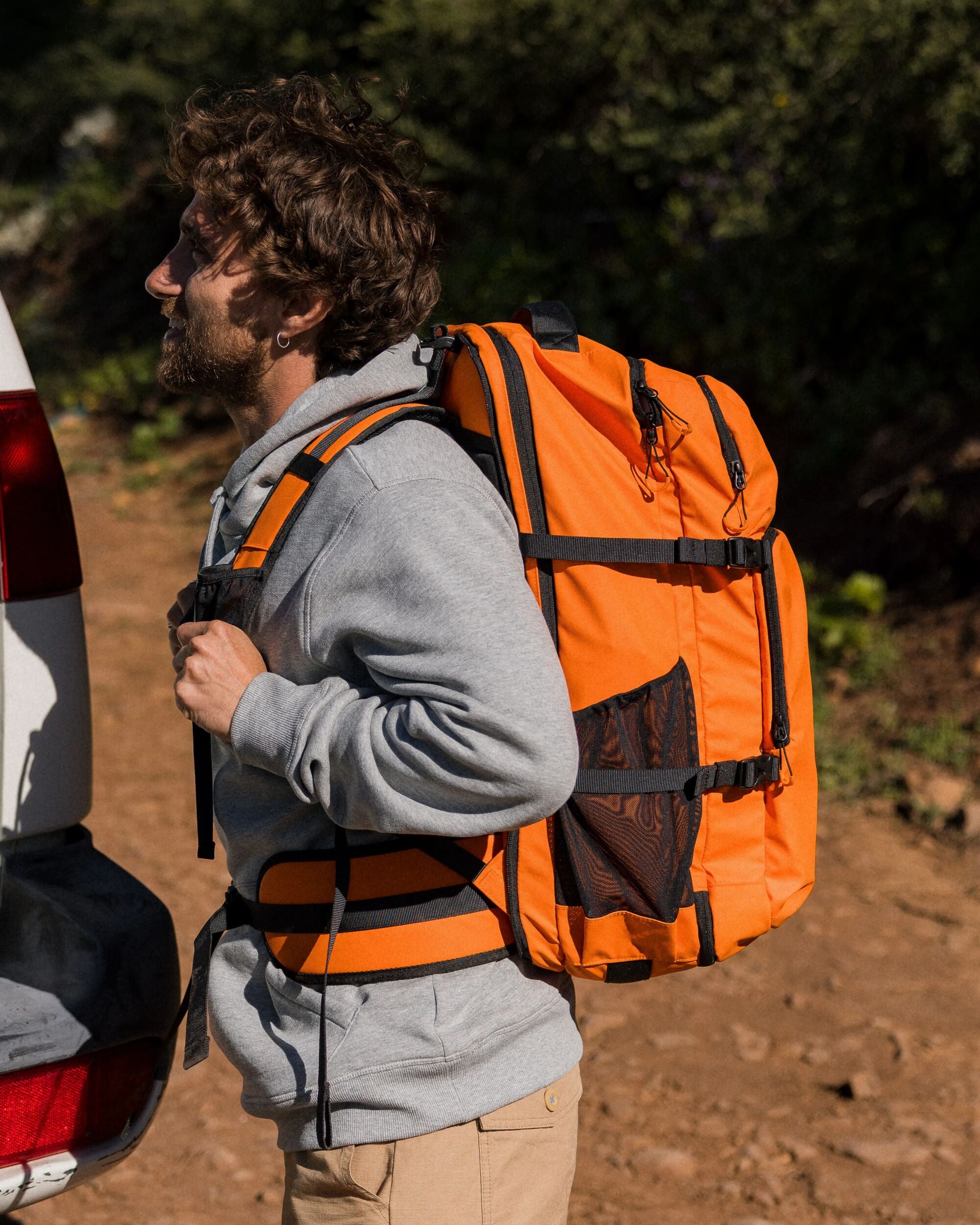 Atlas Backpack Duffel - Sunrise Orange - Lifestyle