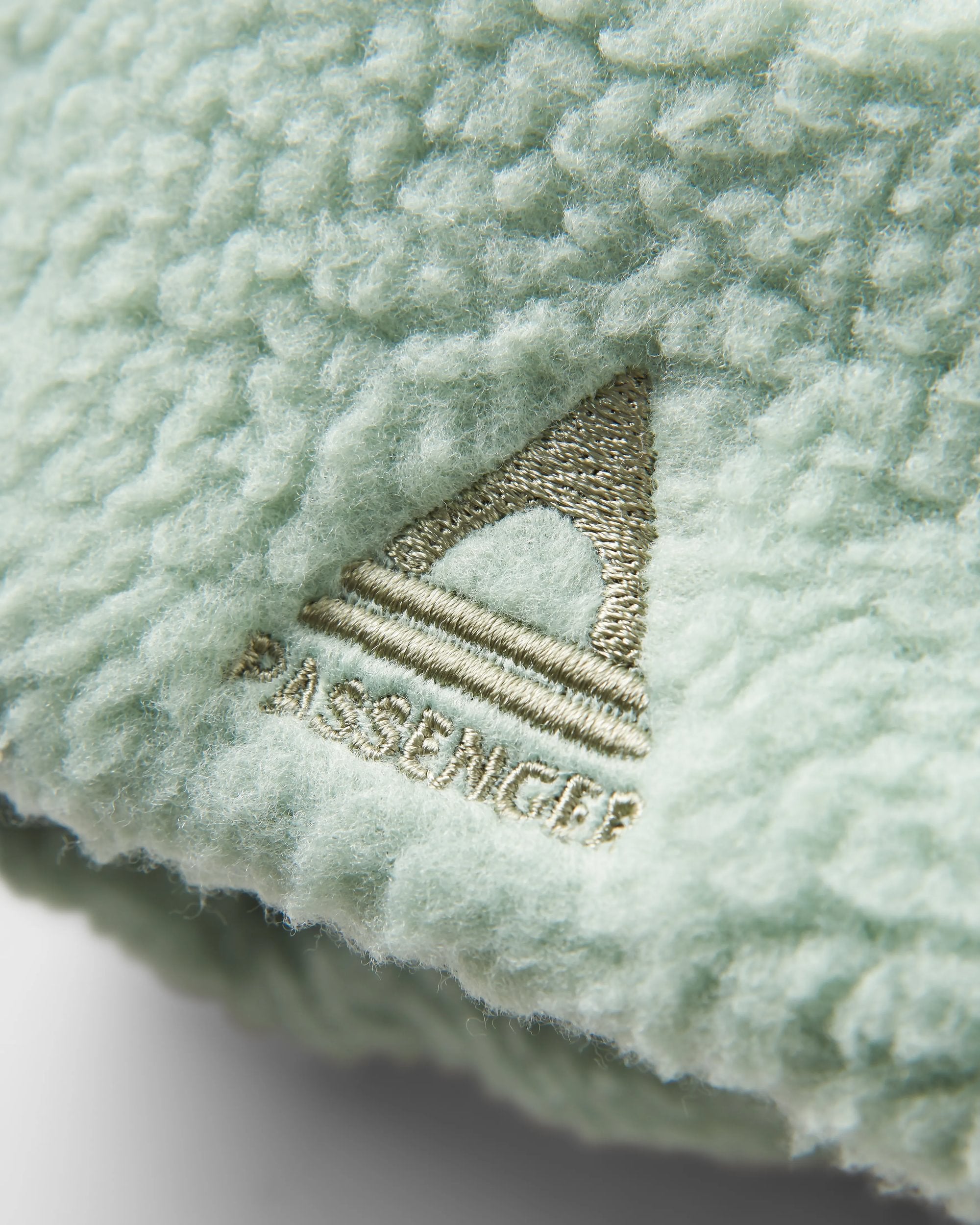 Snow Recycled Sherpa Beanie - Pistachio - Flatlay