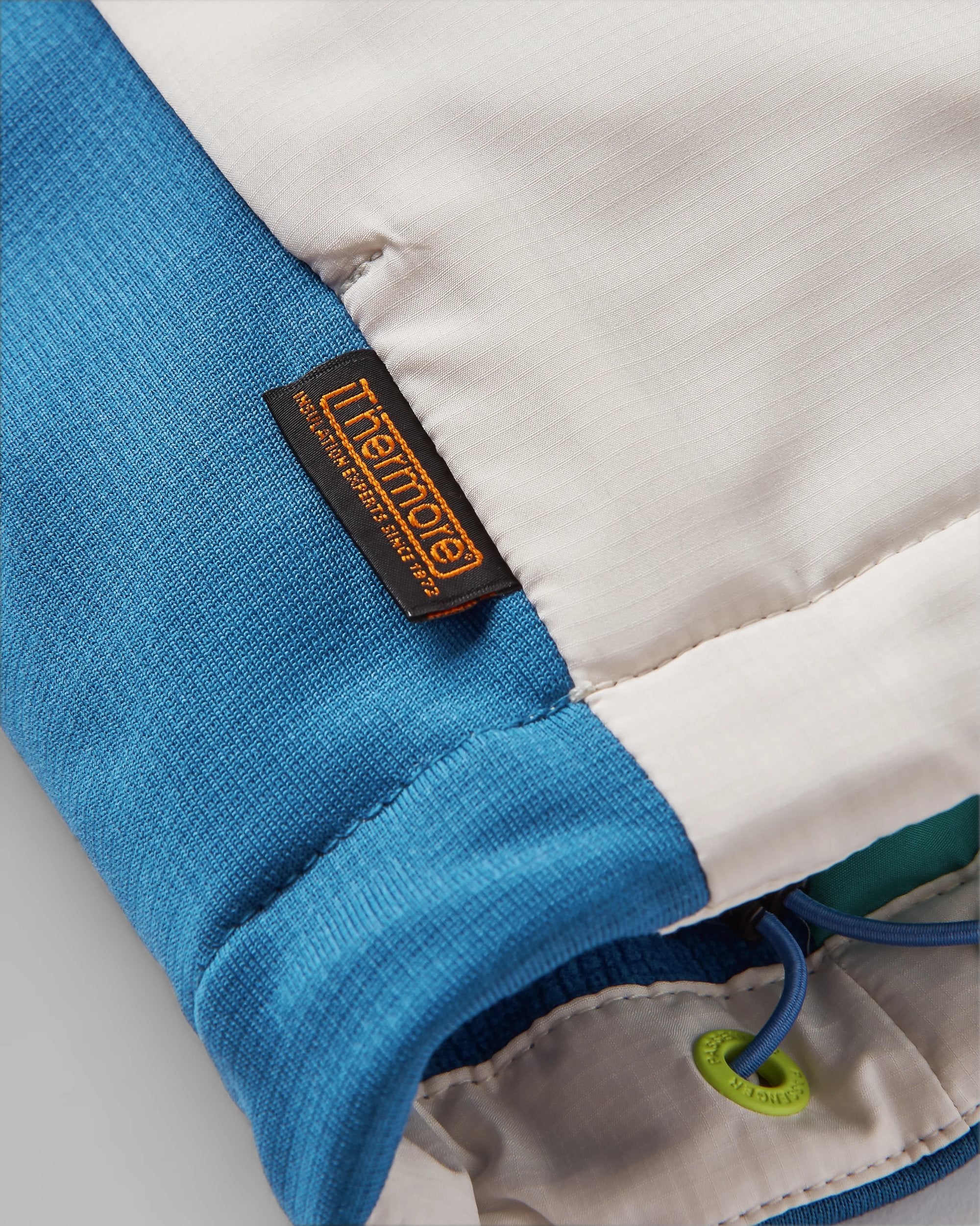 Daybreak Lightweight Recycled Thermore® Insulated Jacket - Tidal Blue/Blue Steel/Birch - Flatlay