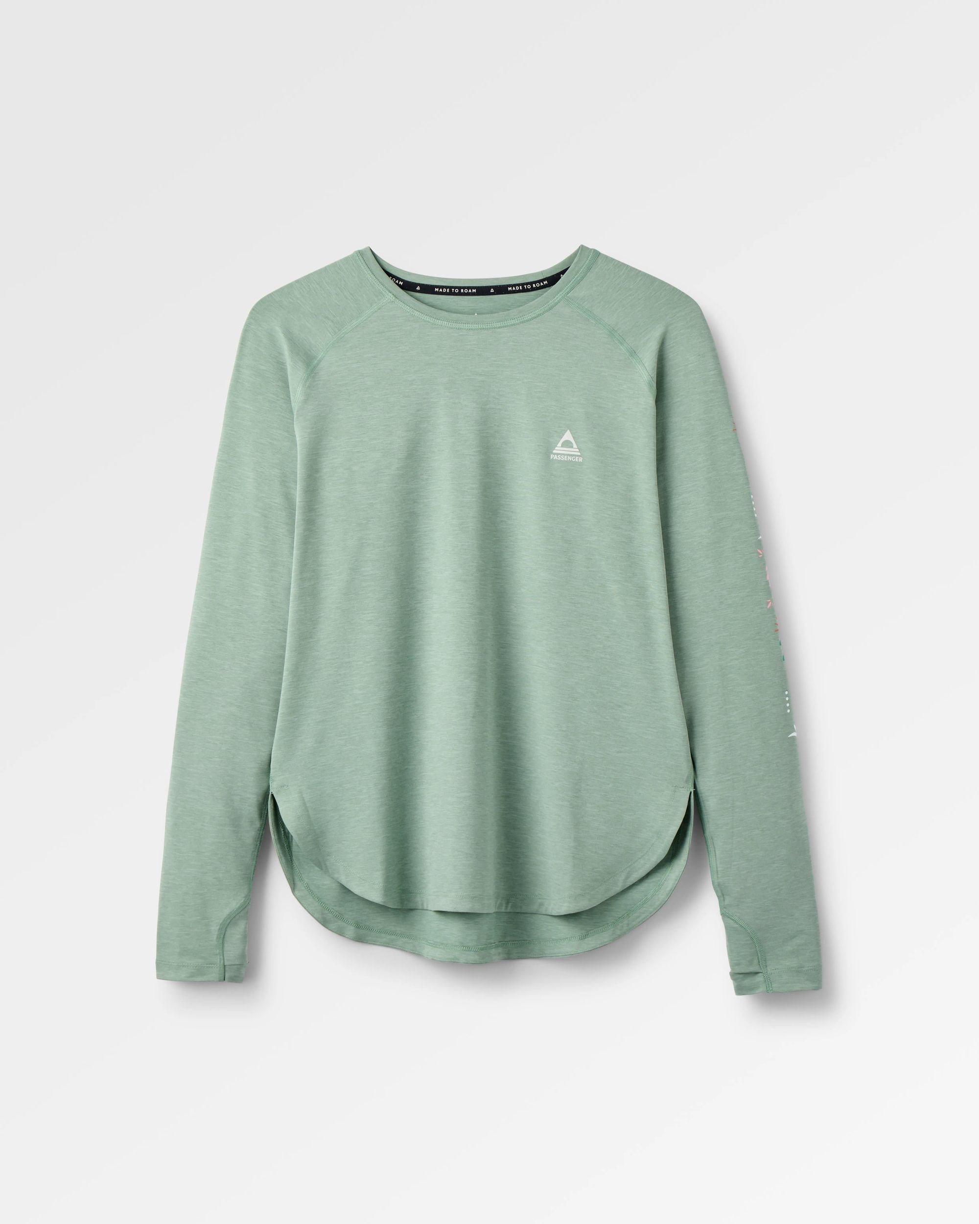 Sunvale Lightweight UPF50 LS T-Shirt - Pistachio Marl