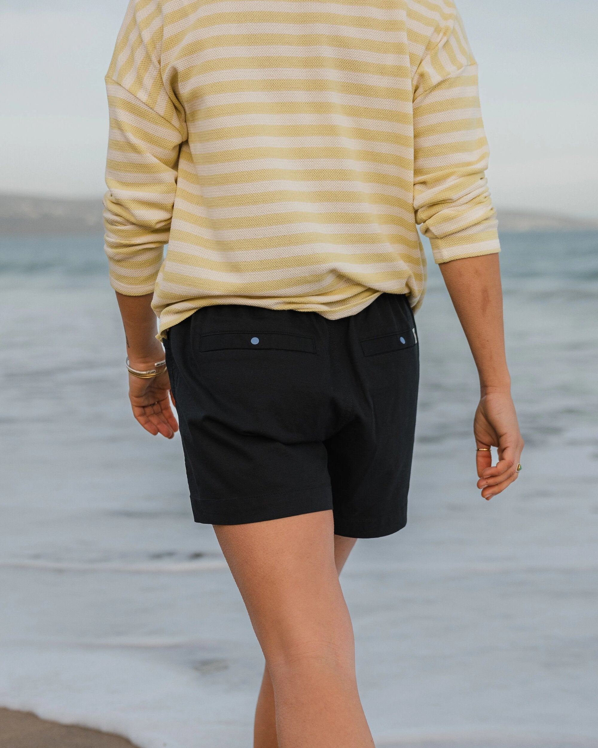 Basswood Organic Cotton Short - Black - Lifestyle
