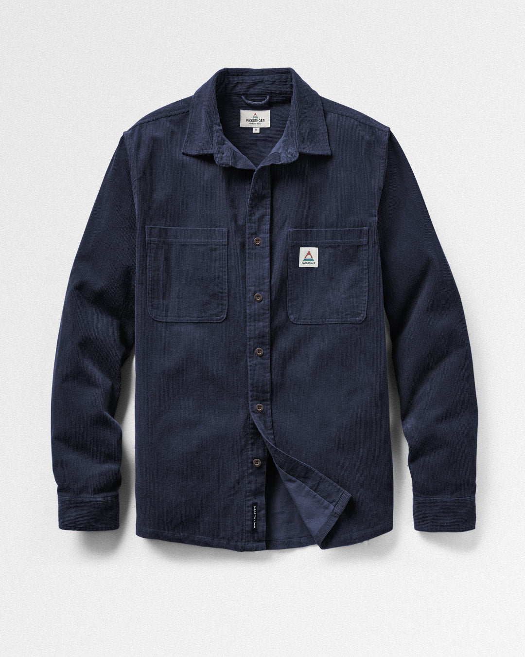 Backcountry Cord Shirt - Deep Navy - Flatlay