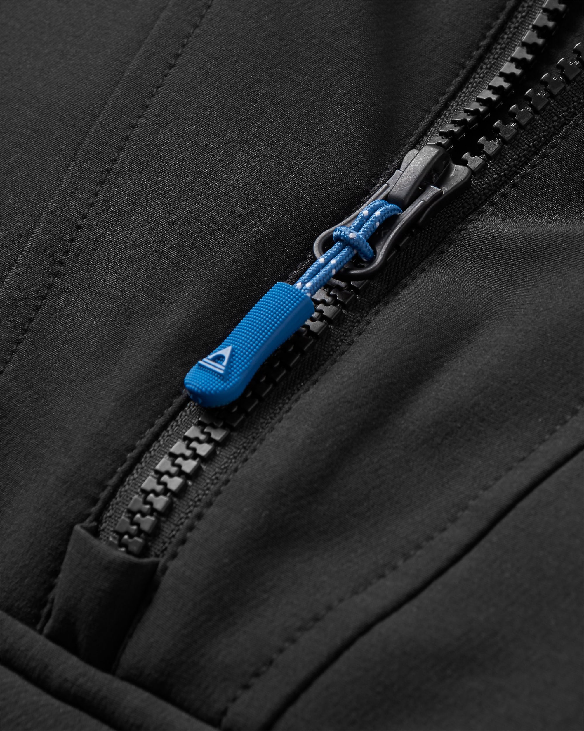 Ocean Recycled Softshell Anorak - Black - Flatlay