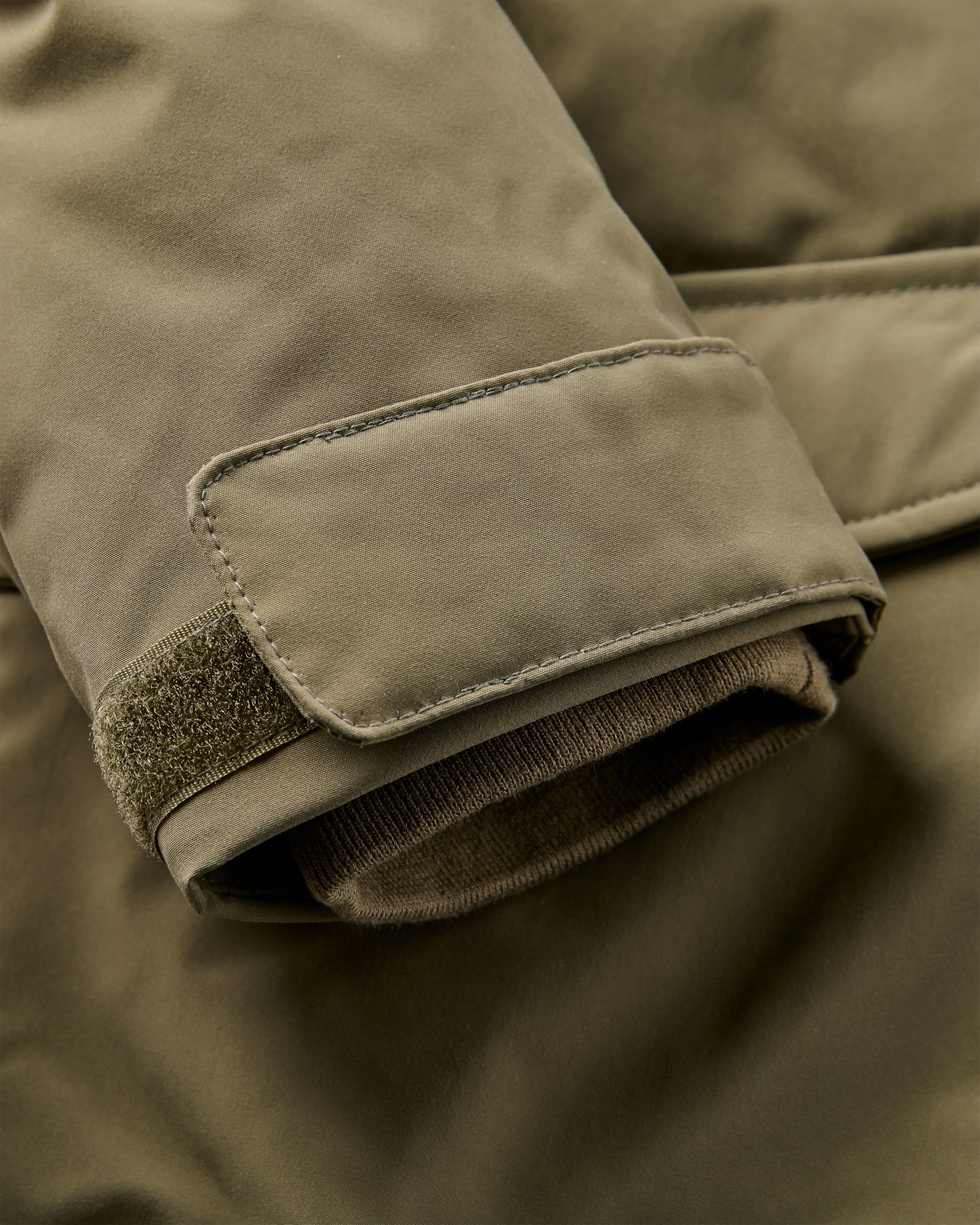 Alaska Recycled Insulated Parka - Dusty Olive - Flatlay