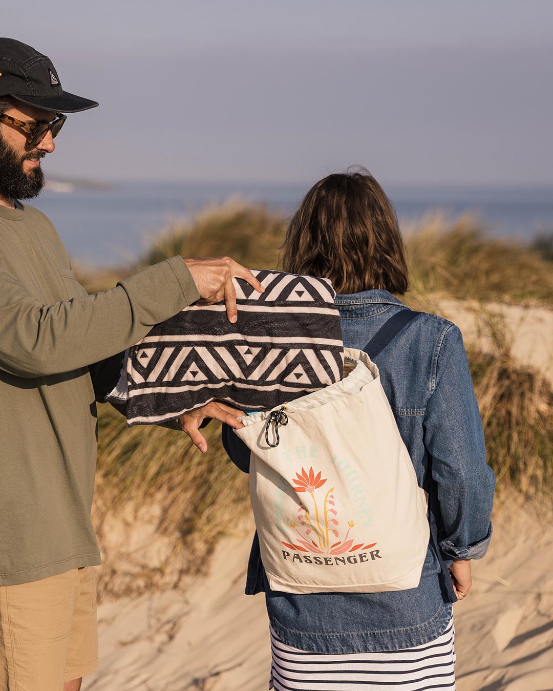 Pico Organic Tote Backpack - Off White