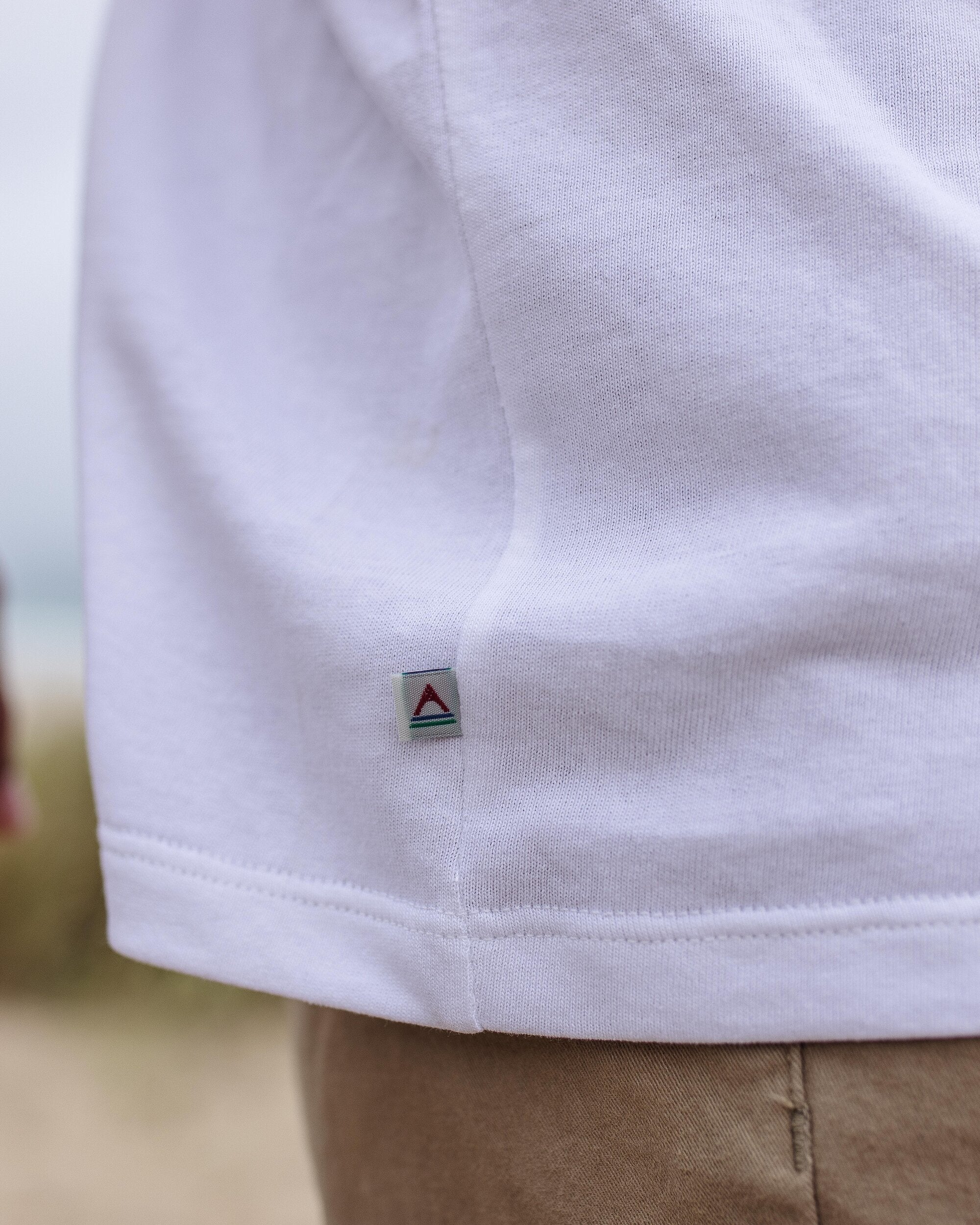 Odyssey Recycled Cotton T-Shirt - White - Lifestyle