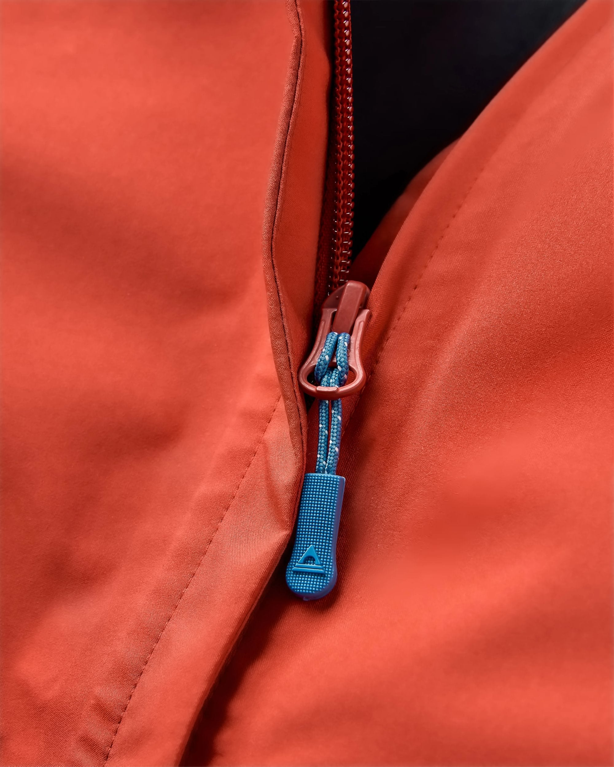 Five Season Recycled Waterproof Jacket - Red Ochre - Flatlay