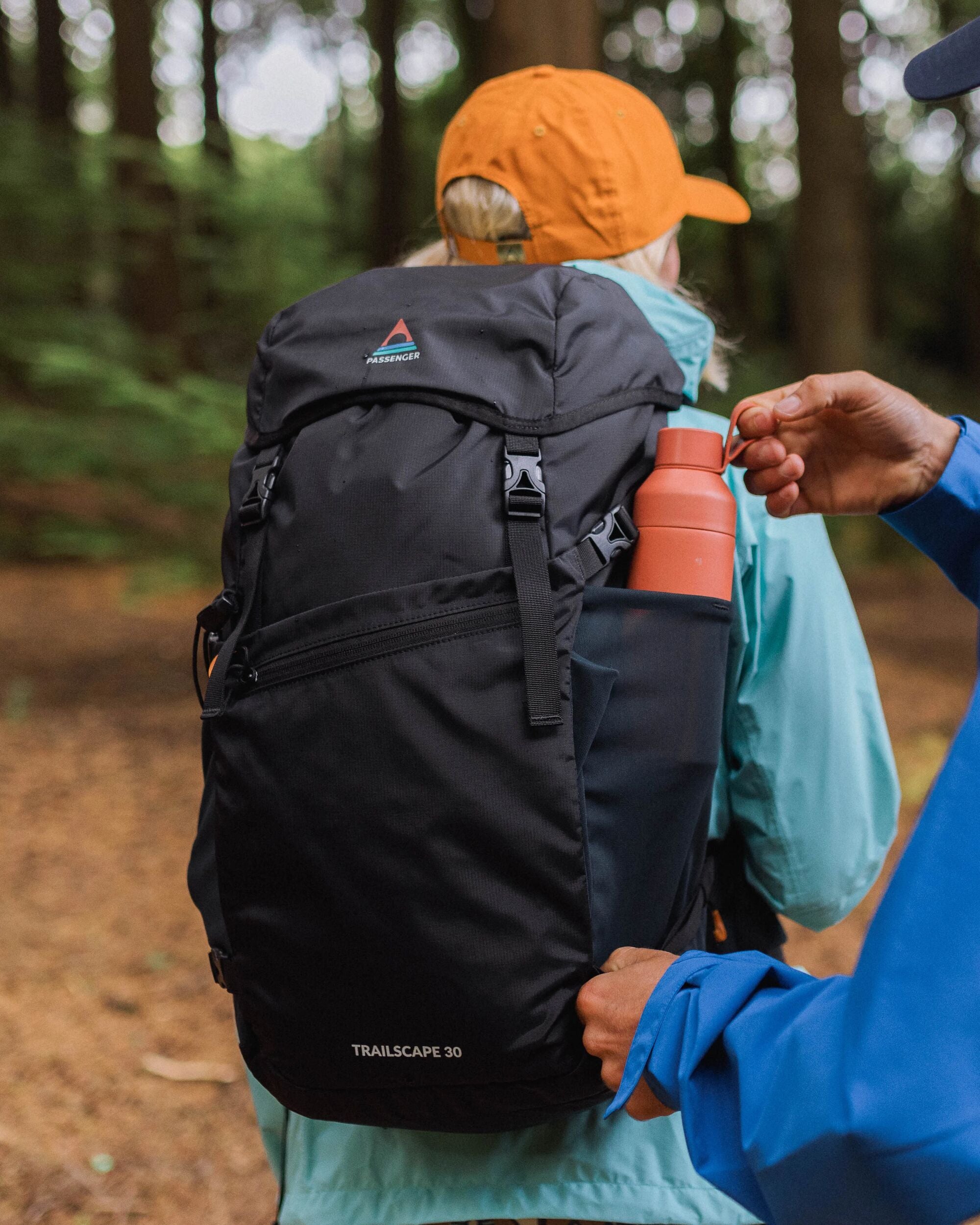 Trailscape Recycled 30L Backpack - Black - Lifestyle - Female