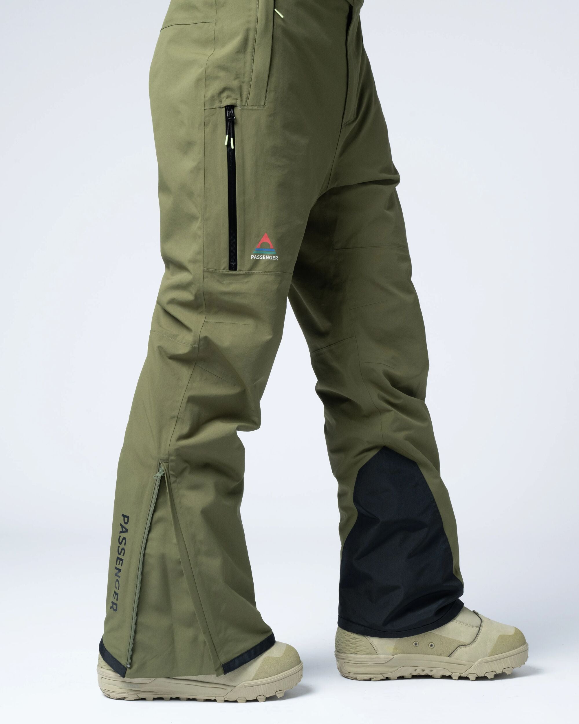 Snowscape Men's Recycled Pant - Khaki - Flatlay
