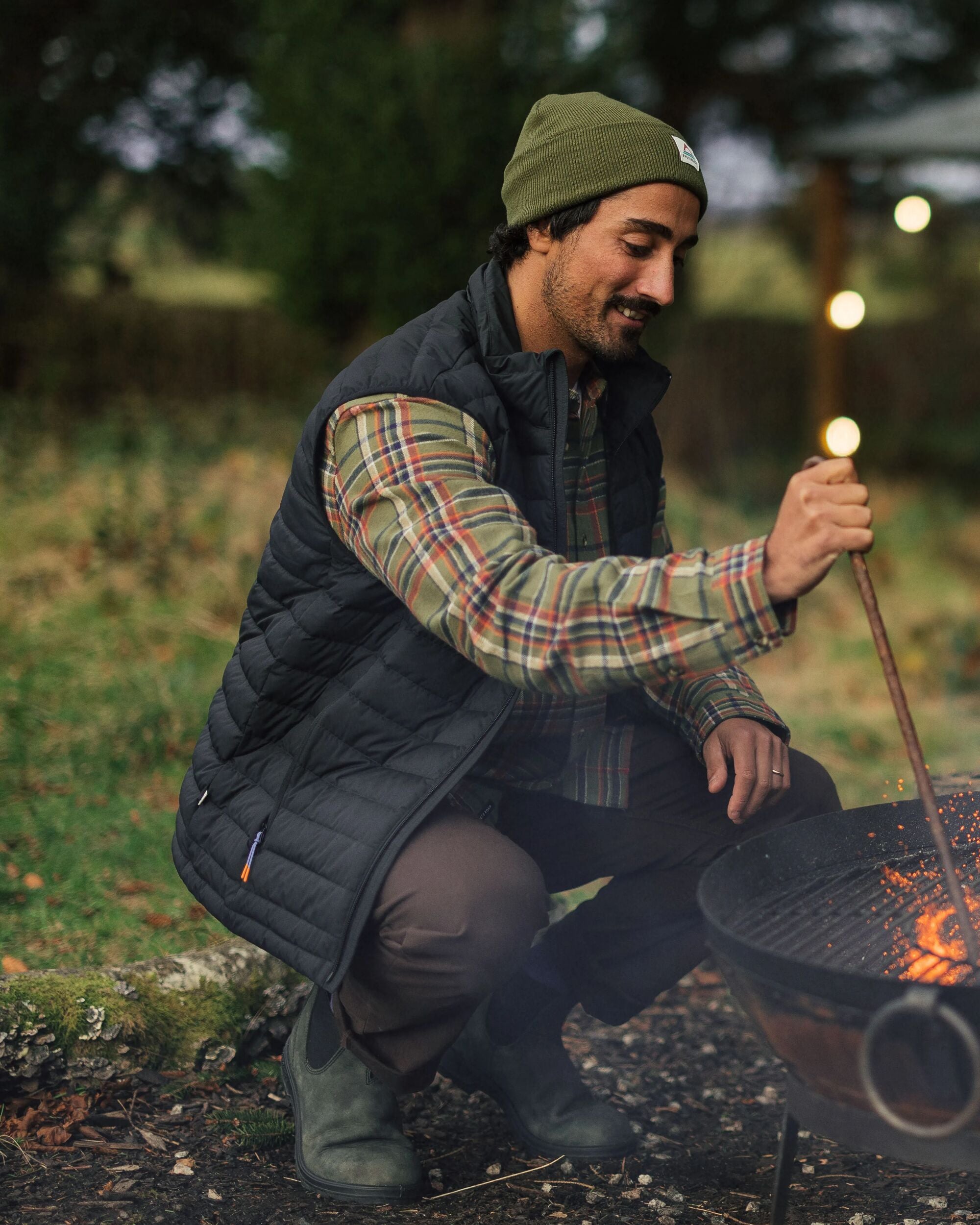 Ashland Down Recycled Gilet - Black - Lifestyle