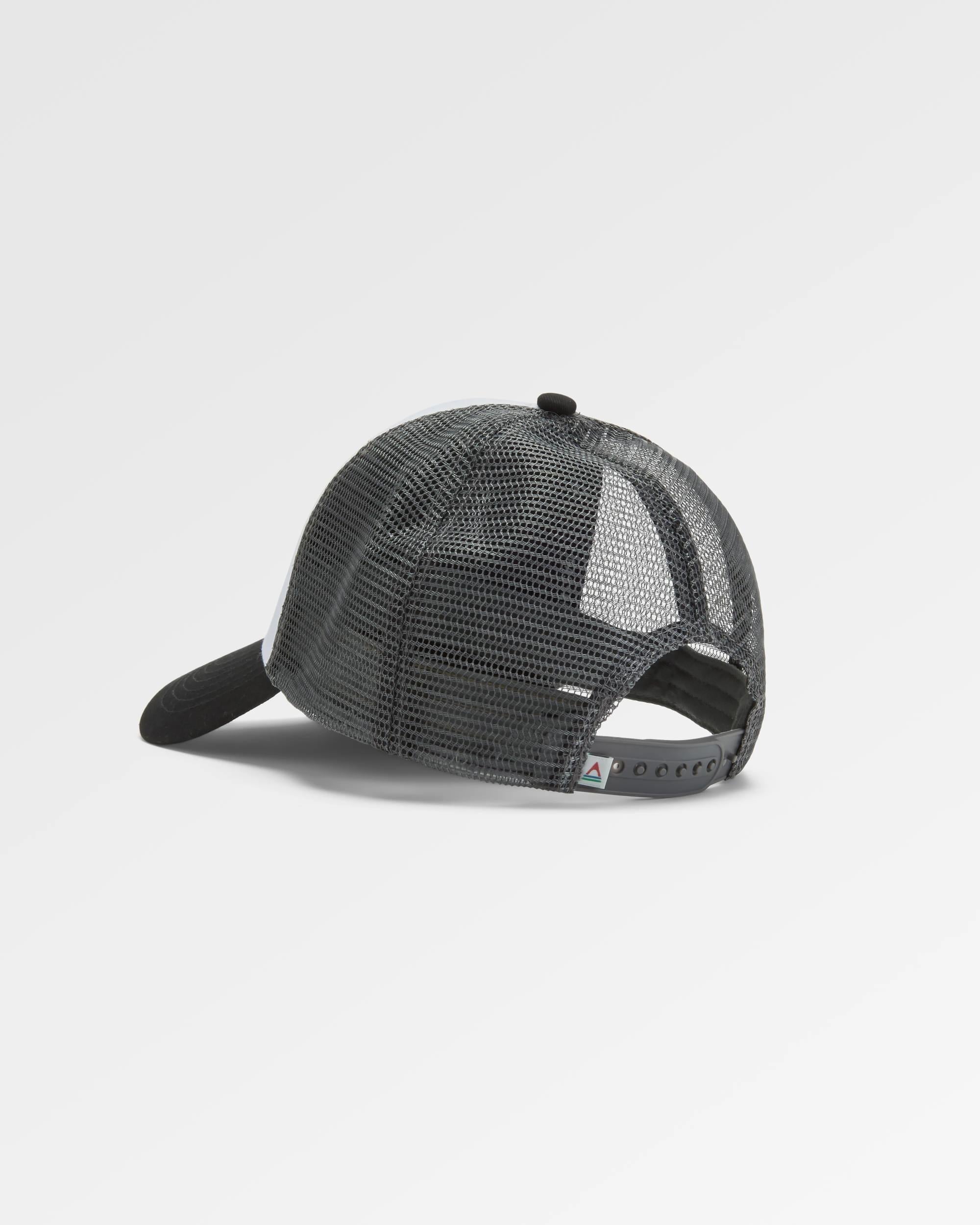 Heritage Mesh Snapback Cap - Storm Grey/ Black - Flatlay