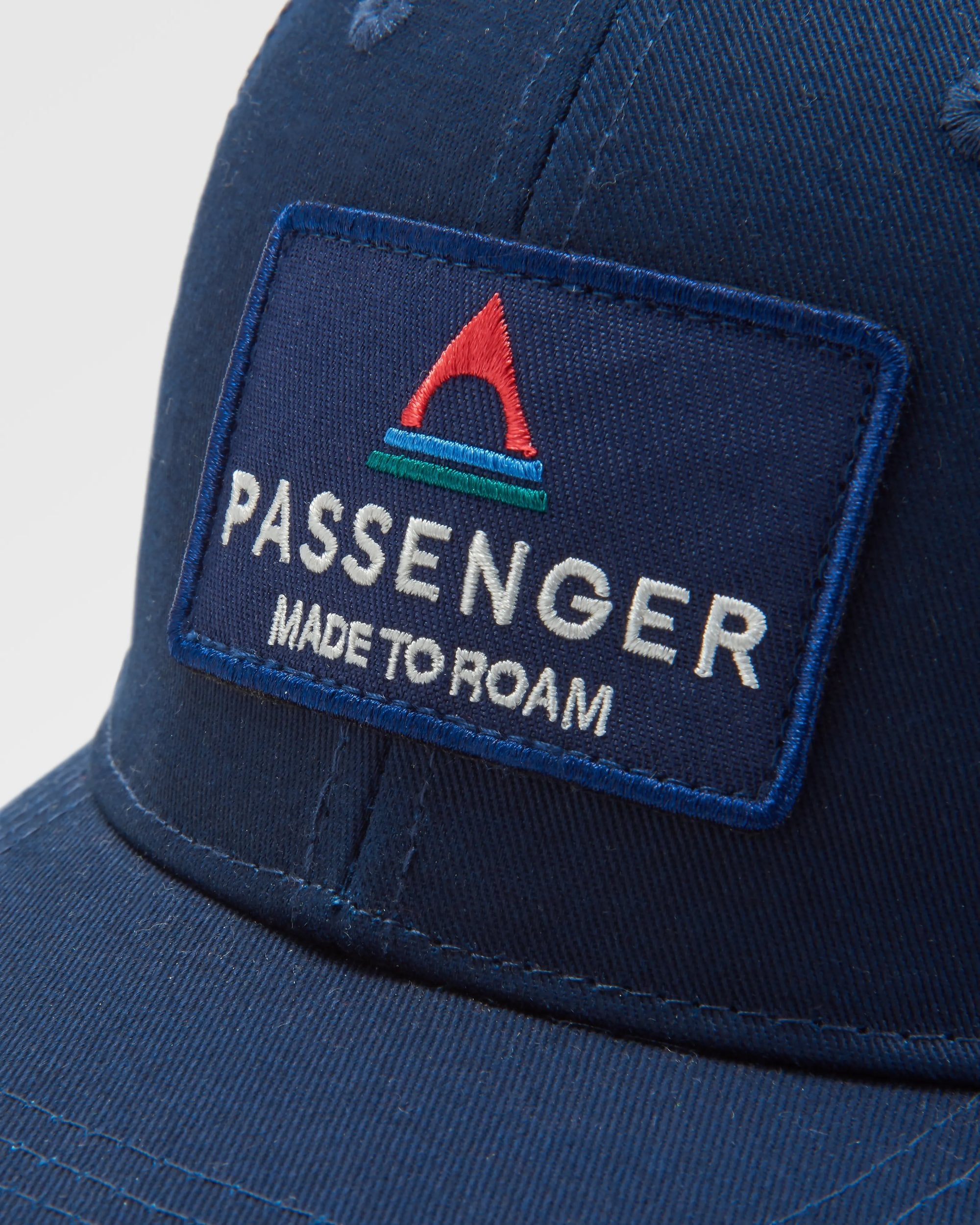 Core Recycled Cotton Trucker Cap - Rich Navy - Flatlay