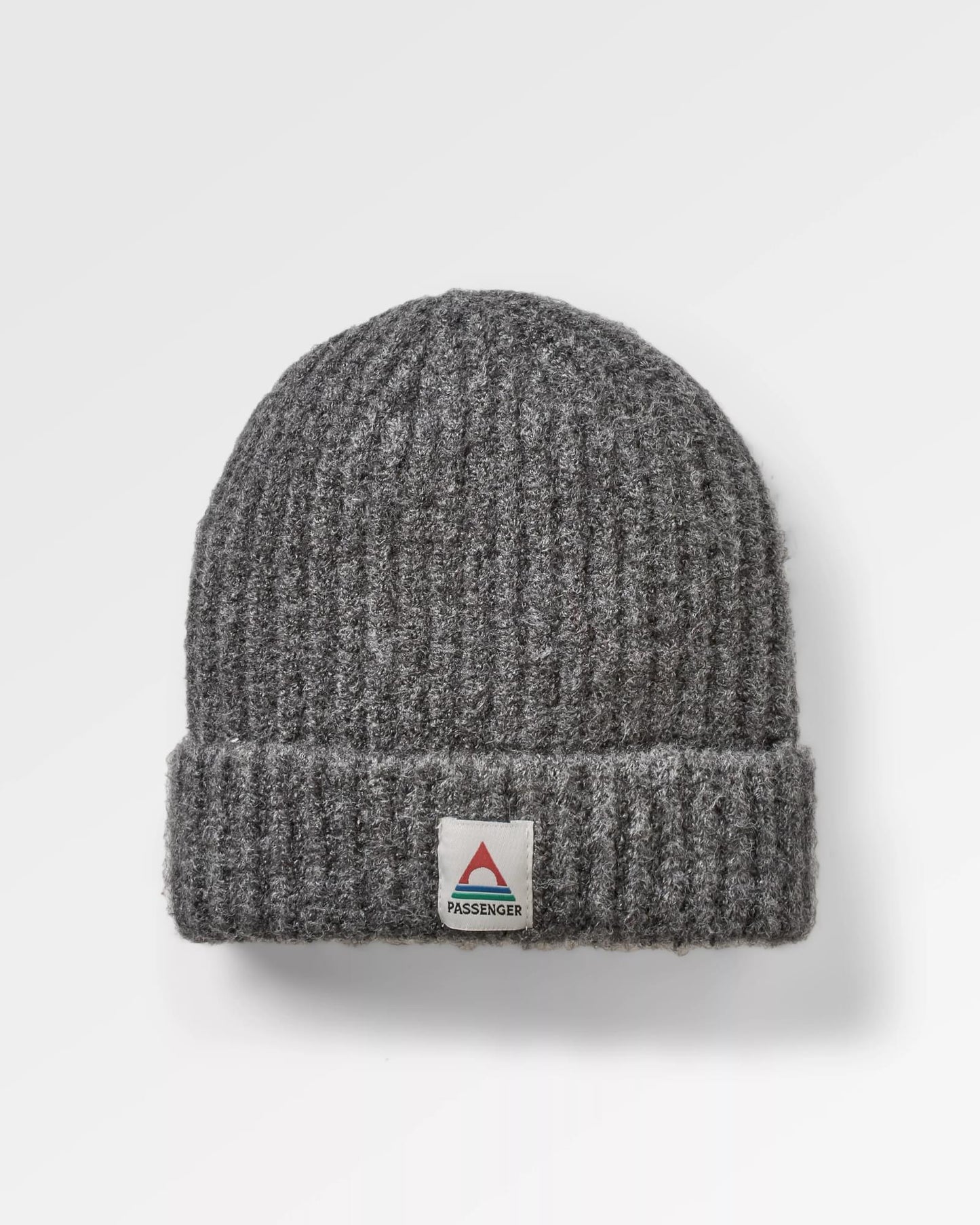 Redwood Fleece Lined Recycled Beanie - Grey - Flatlay