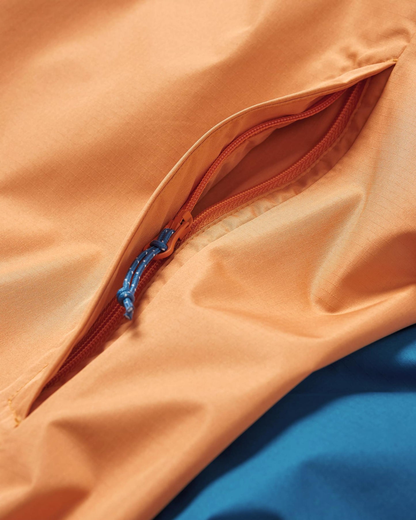 Season Waterproof Recycled Jacket - Corsair Blue/ Apricot