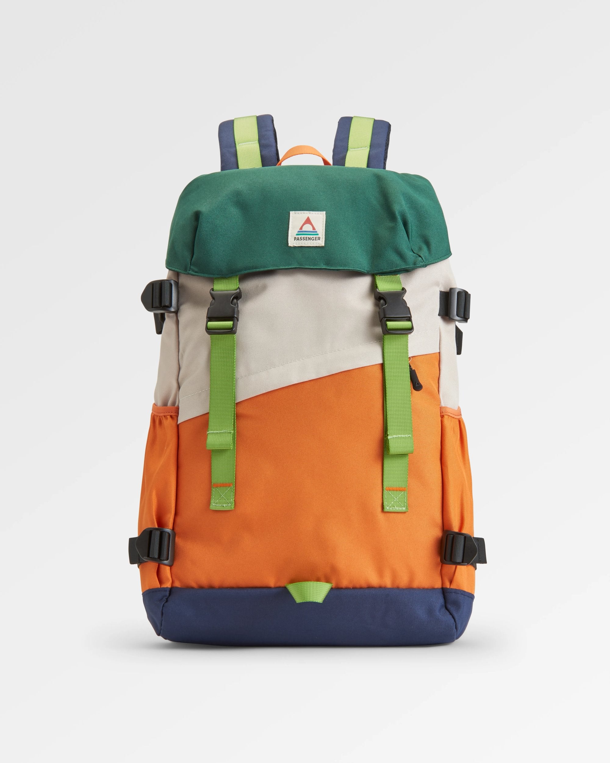 Boondocker Recycled 26L Backpack - Rain Forest Orange Multi - Flatlay