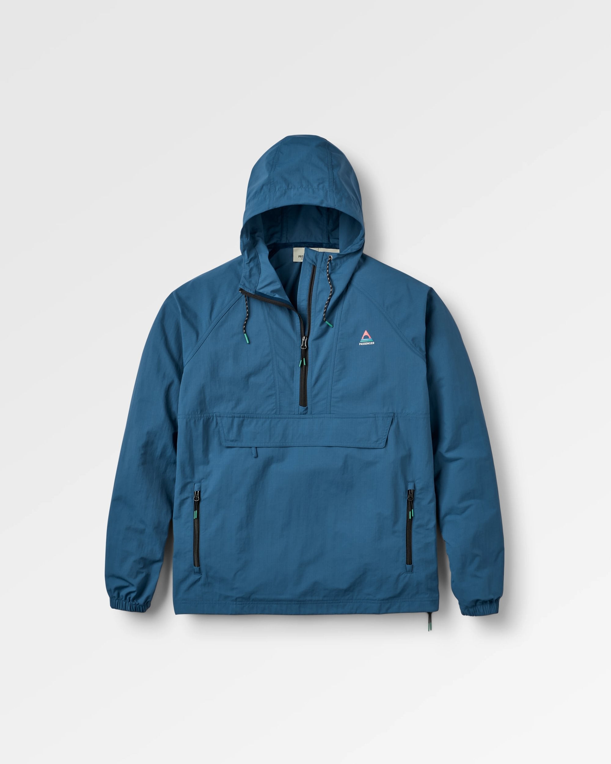 Seek Out Water Resistant Jacket - Dark Denim - Flatlay