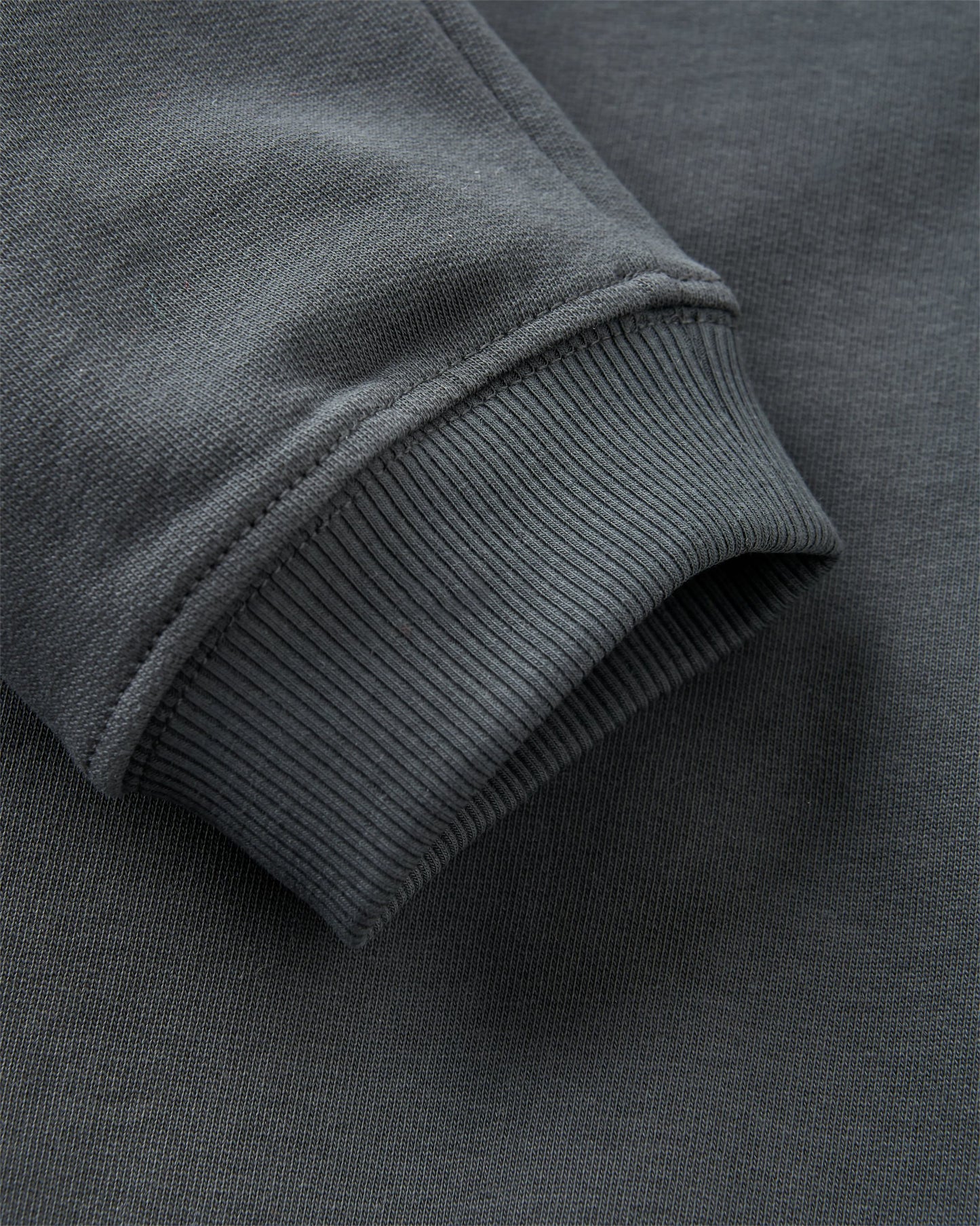 Papercut Recycled Sweatshirt - Black - Flatlay