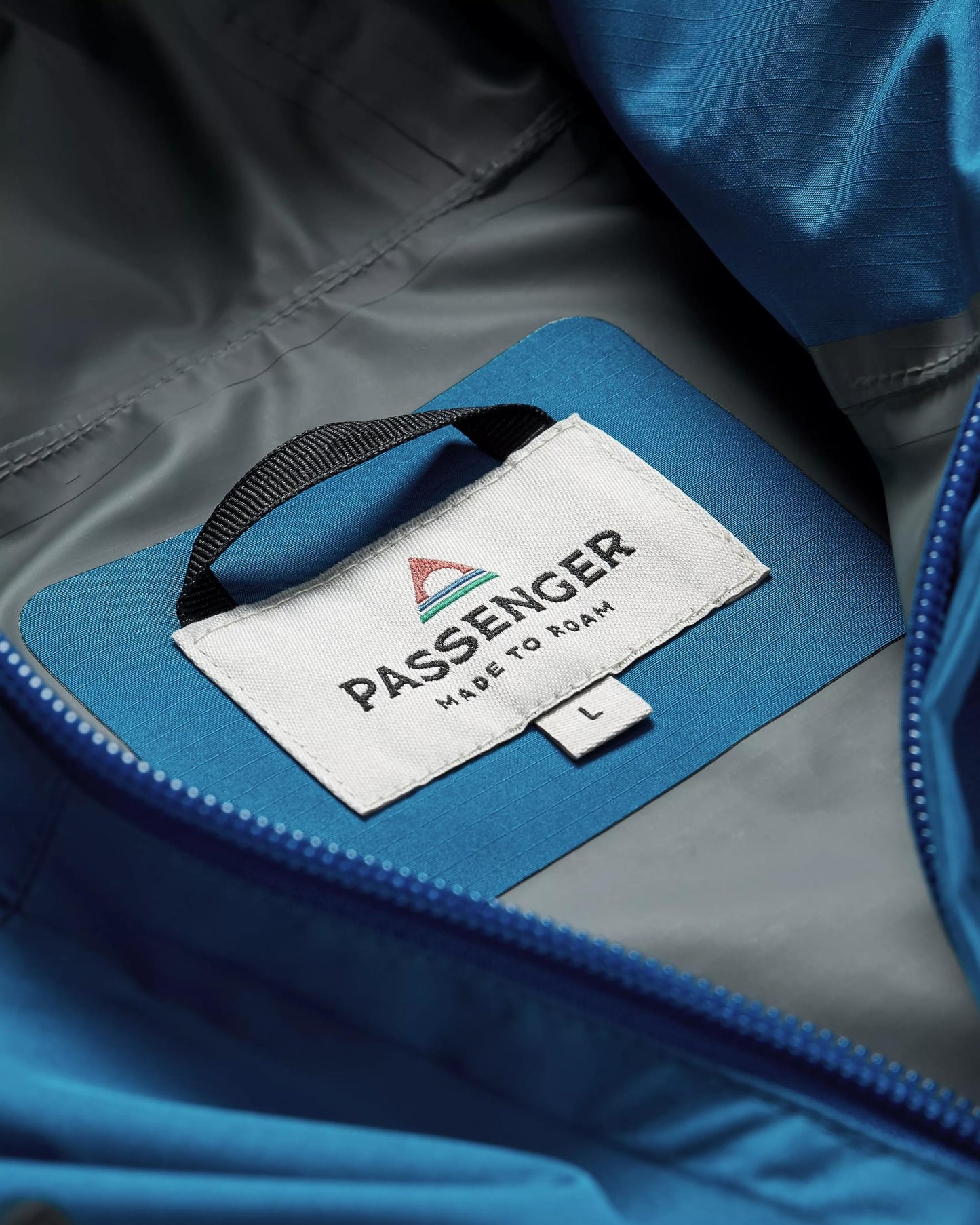 Season Waterproof Recycled Jacket - Corsair Blue/ Apricot