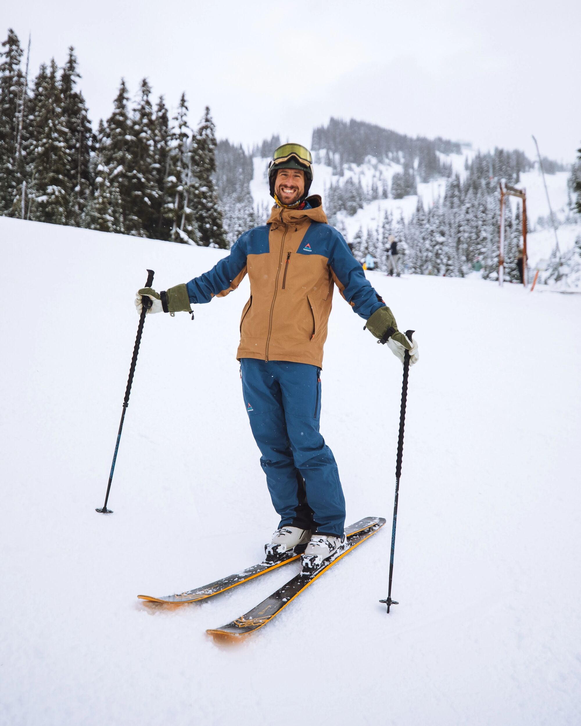 Snowscape Men's Recycled Pant - Dark Denim - IGC