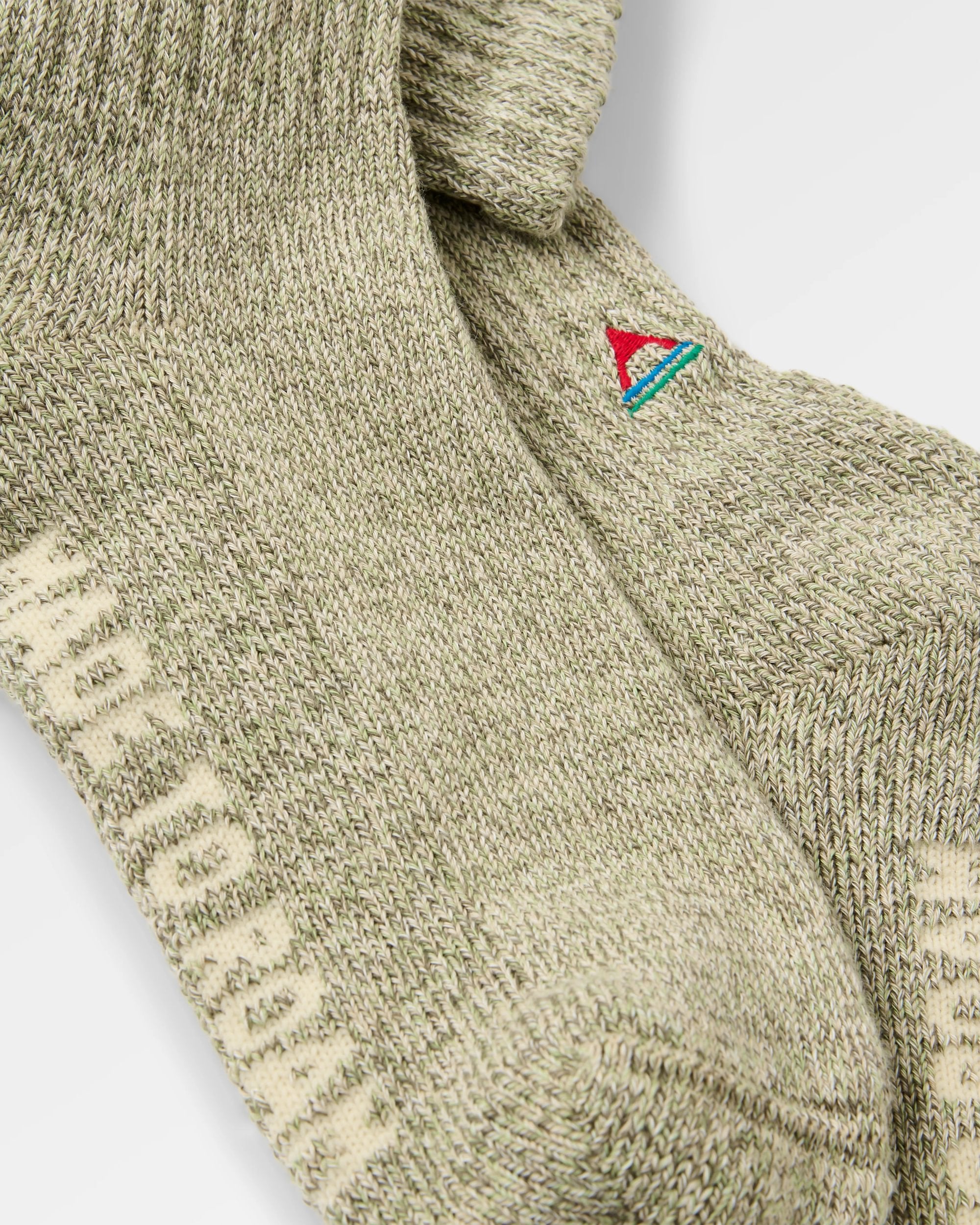 Thorne Heavyweight Sock - Stone - Flatlay