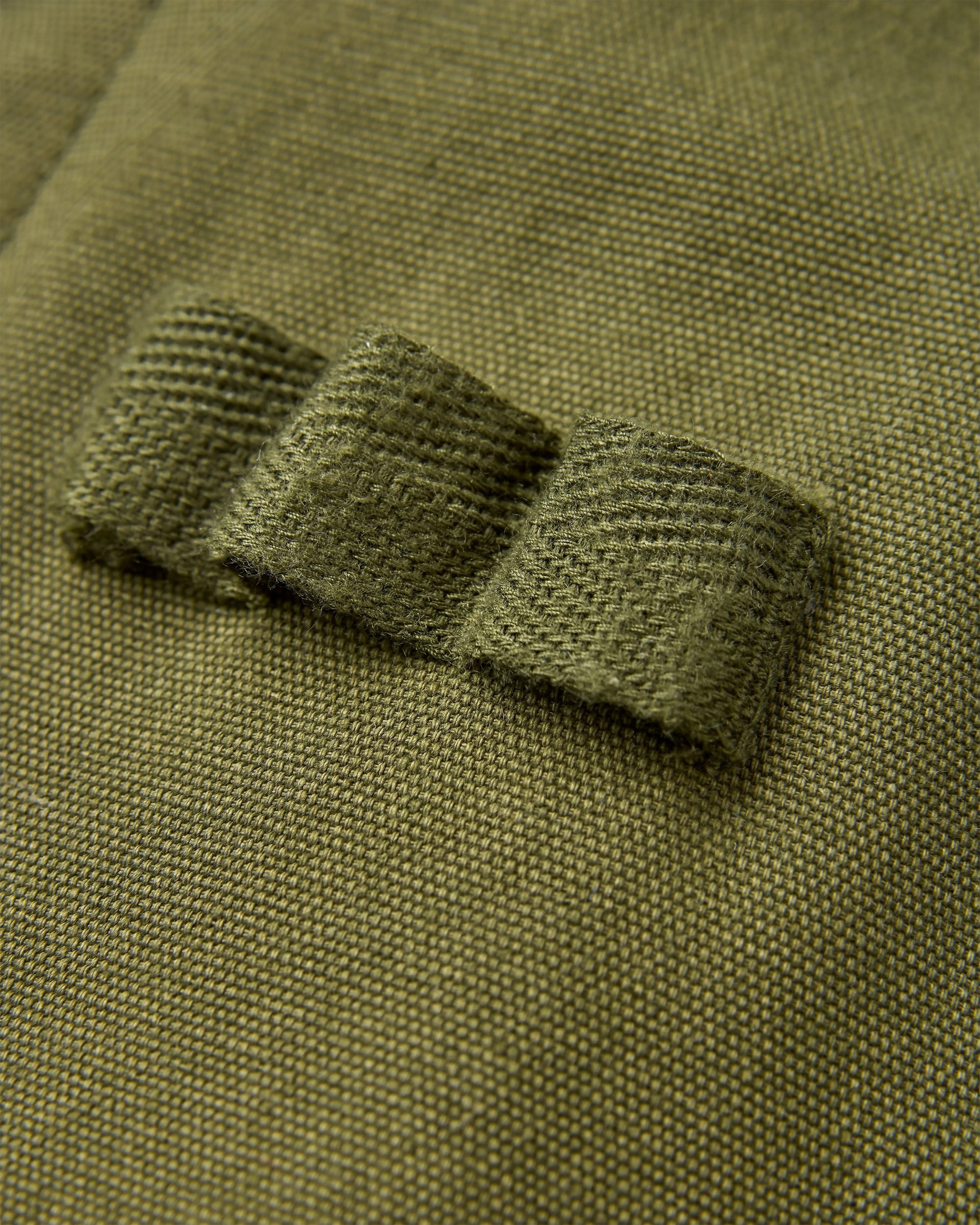 Explorers Organic Cotton Canvas Vest - Khaki - Flatlay