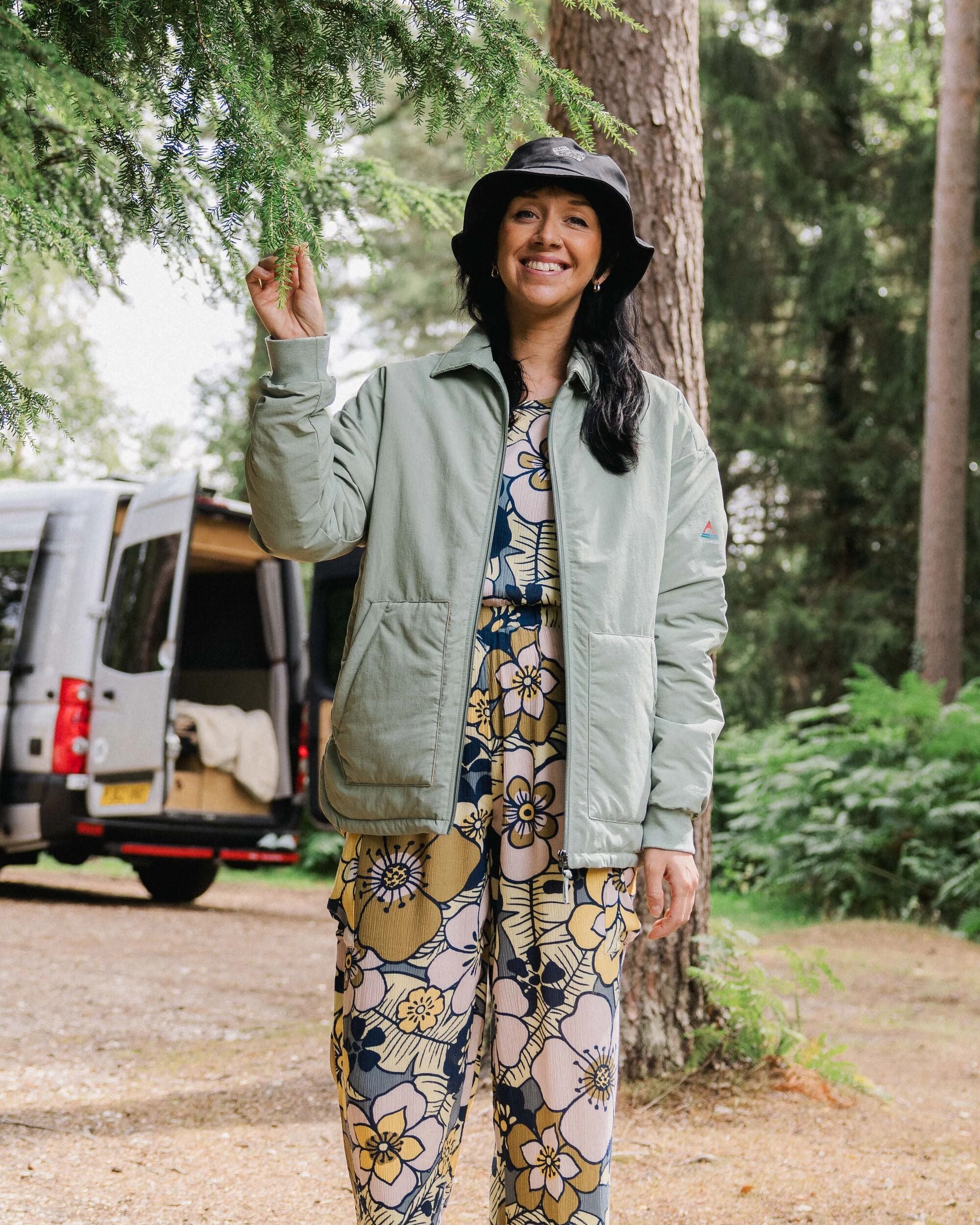 Tasi Recycled Insulated Jacket - Pistachio - Lifestyle