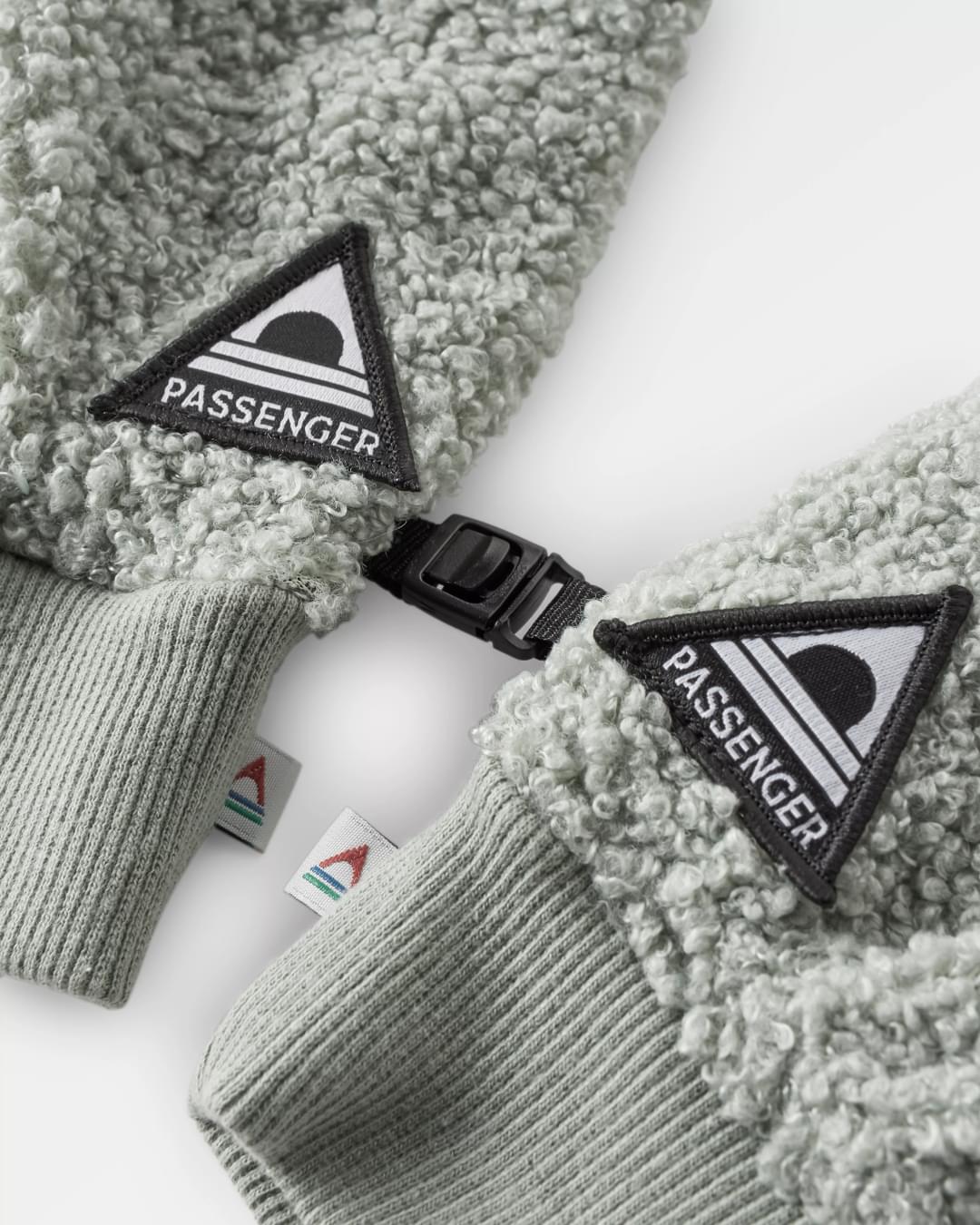 Snowfall 2.0 Recycled Sherpa Gloves - Pistachio - Flatlay