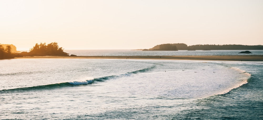 Sunset surf