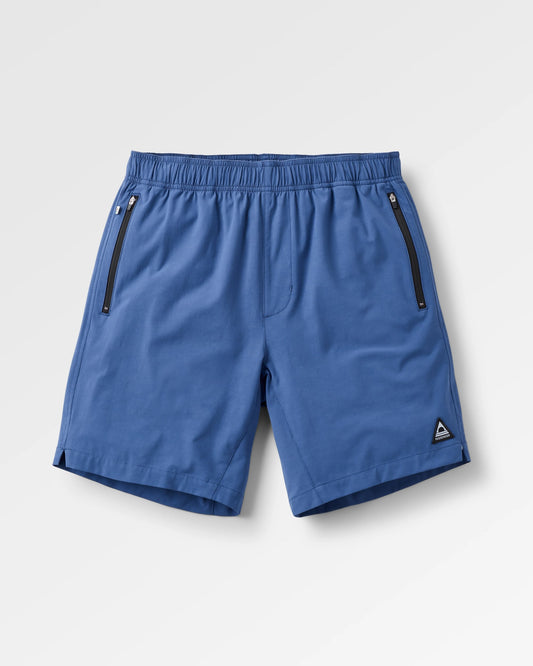 Traveller Organic All Purpose Short - Purple Indigo - Flatlay