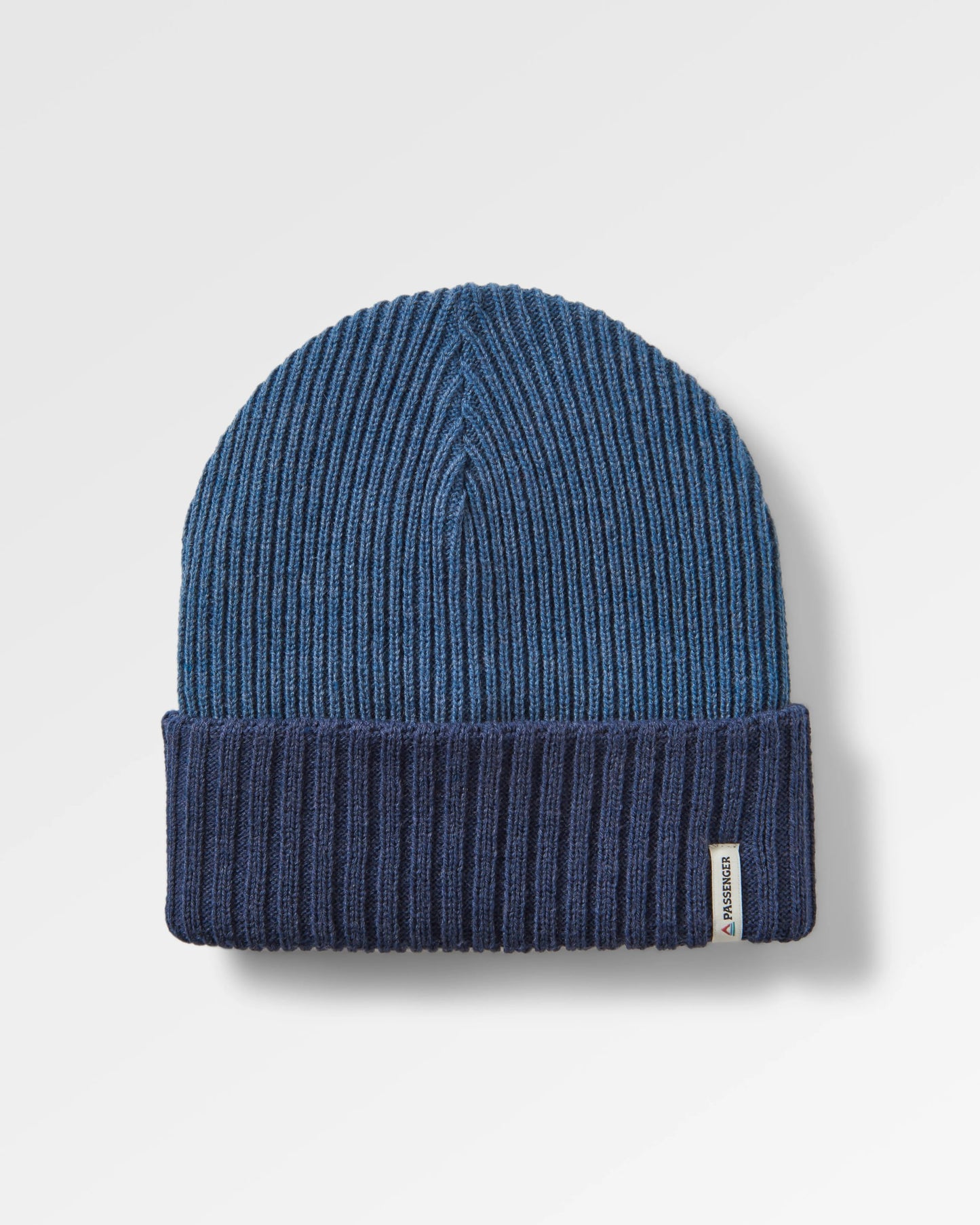 Outlook Reversible Recycled Beanie - Rich Navy/Dark Denim