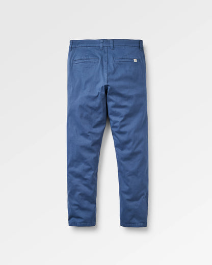 365 Cotton Trouser - Dark Denim - Flatlay