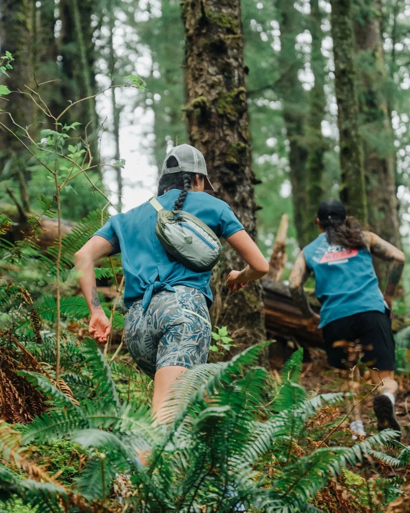 Trail Light Recycled Packable Hip Pack - Khaki - Lifestyle