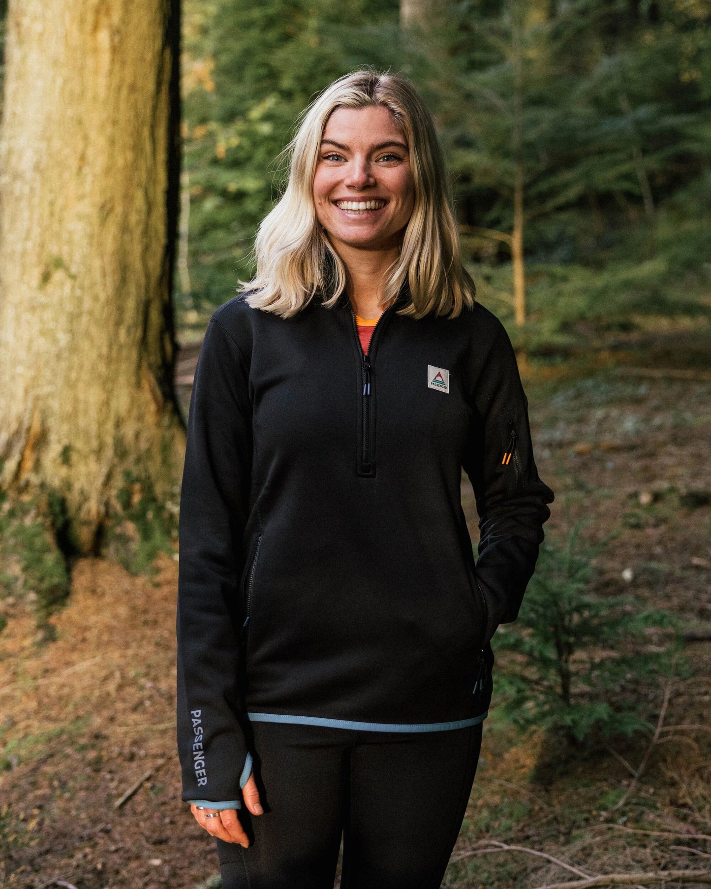 Women's Wintergreen Recycled Polartec® Fleece Pullover - Black