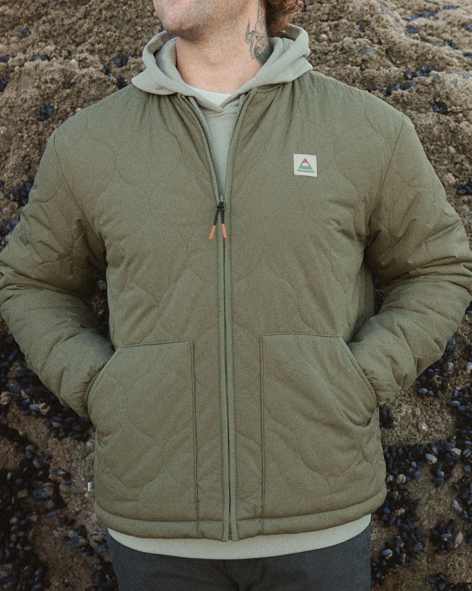 Hytte Recycled Fleece-lined Jacket - Dusty Olive