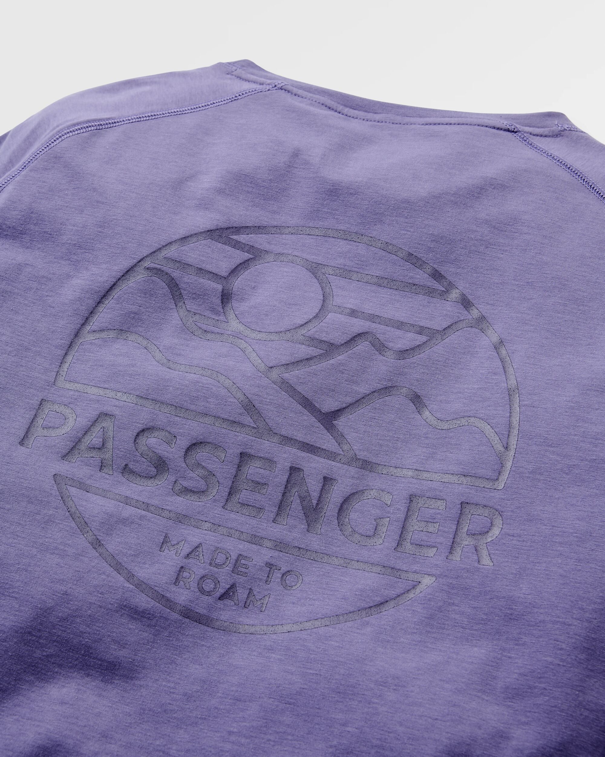 Sedona Recycled Active LS T-Shirt - Heather - Flatlay