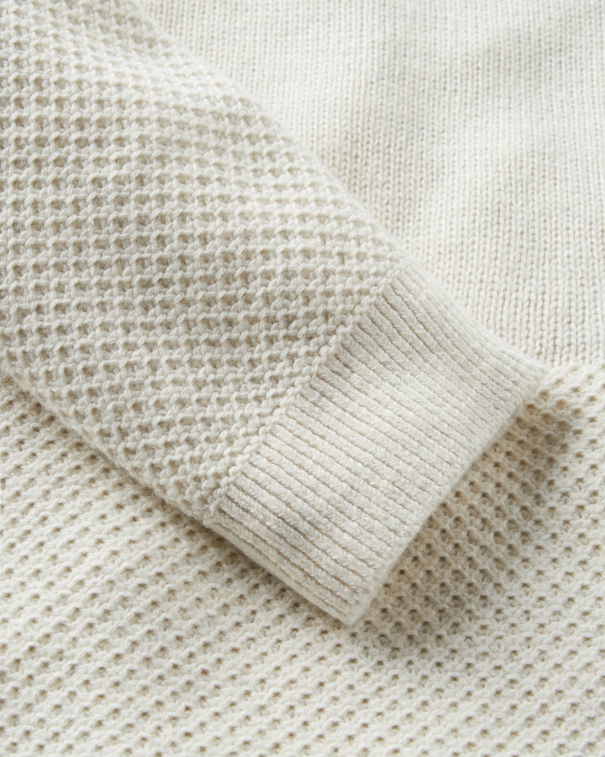 Cove 2.0 Organic Cotton Knitted Jumper - Off White