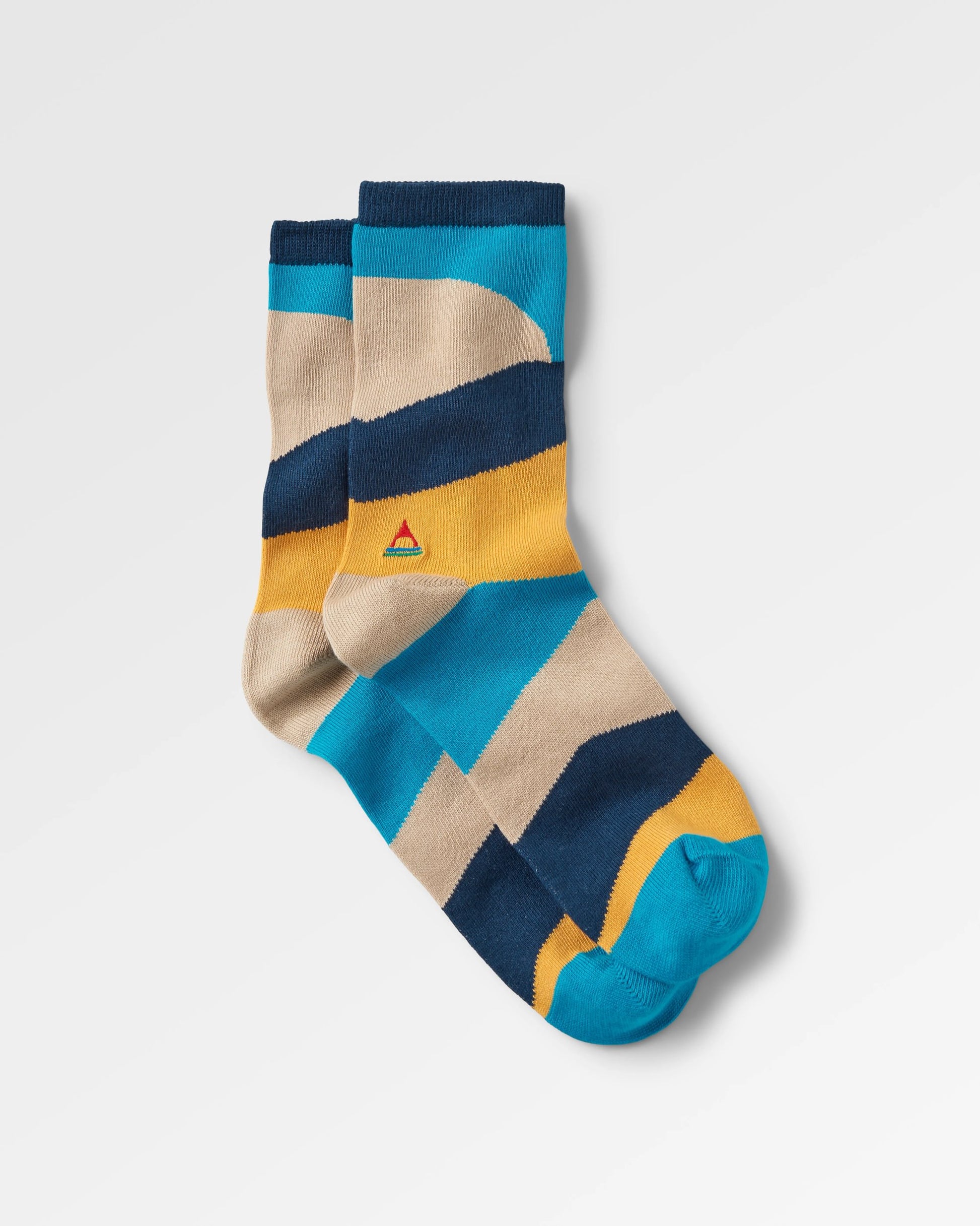 Vista Organic Socks - Bluejay