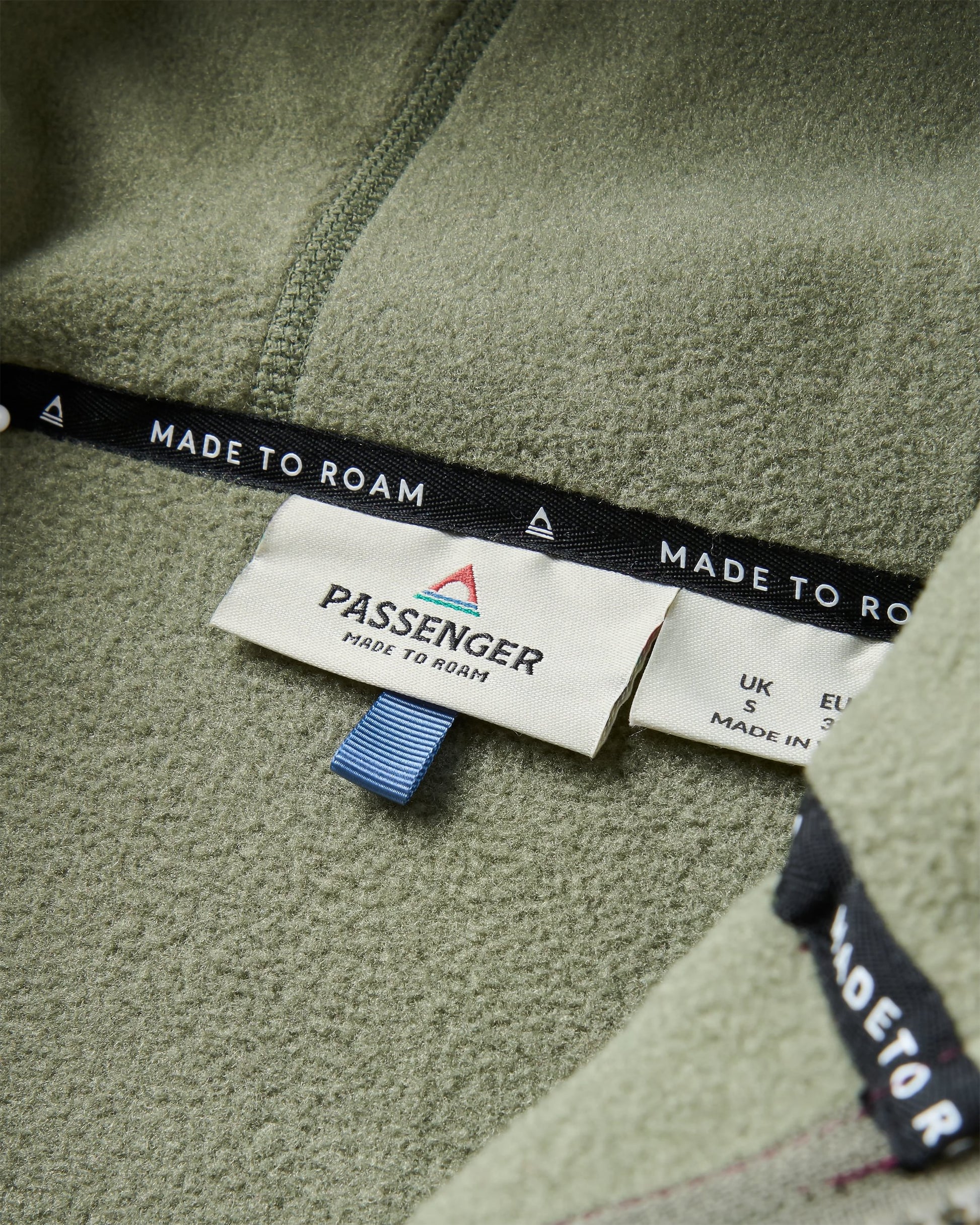 Sierrascape Women's Recycled Polartec® Fleece Hoodie - Fig/Dusty Olive  - Flatlay