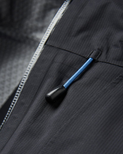Trailscape Lite Women's Recycled Waterproof Jacket - Black - Flatlay