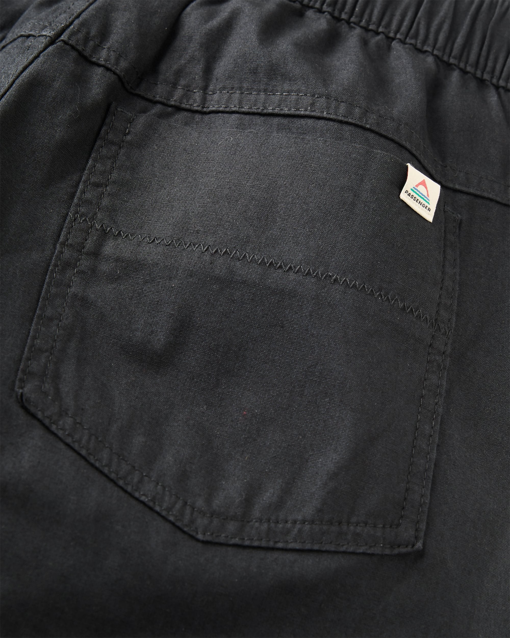 Talis Light Casual Trouser - Black - Flatlay