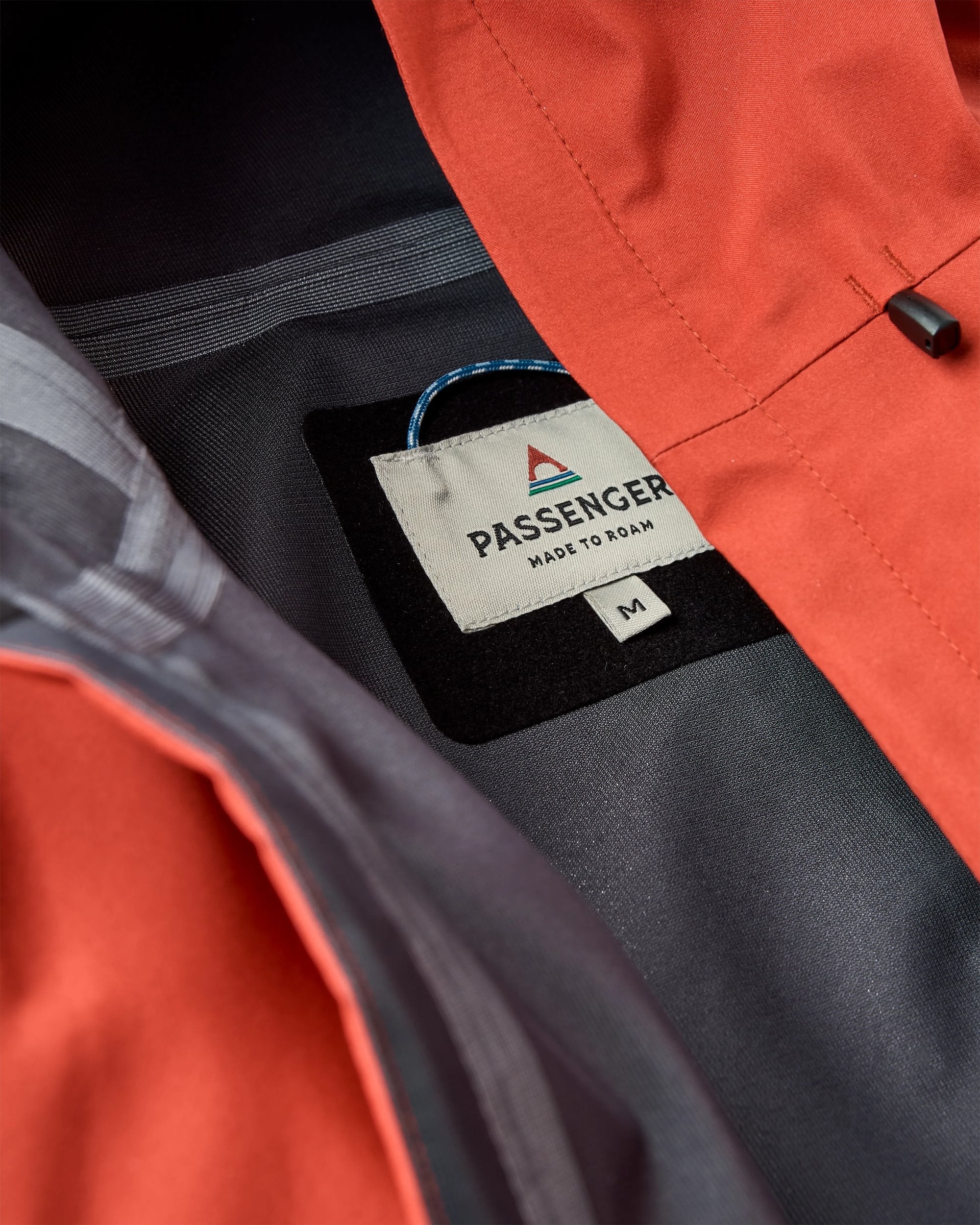 Five Season Recycled Waterproof Jacket - Red Ochre - Flatlay