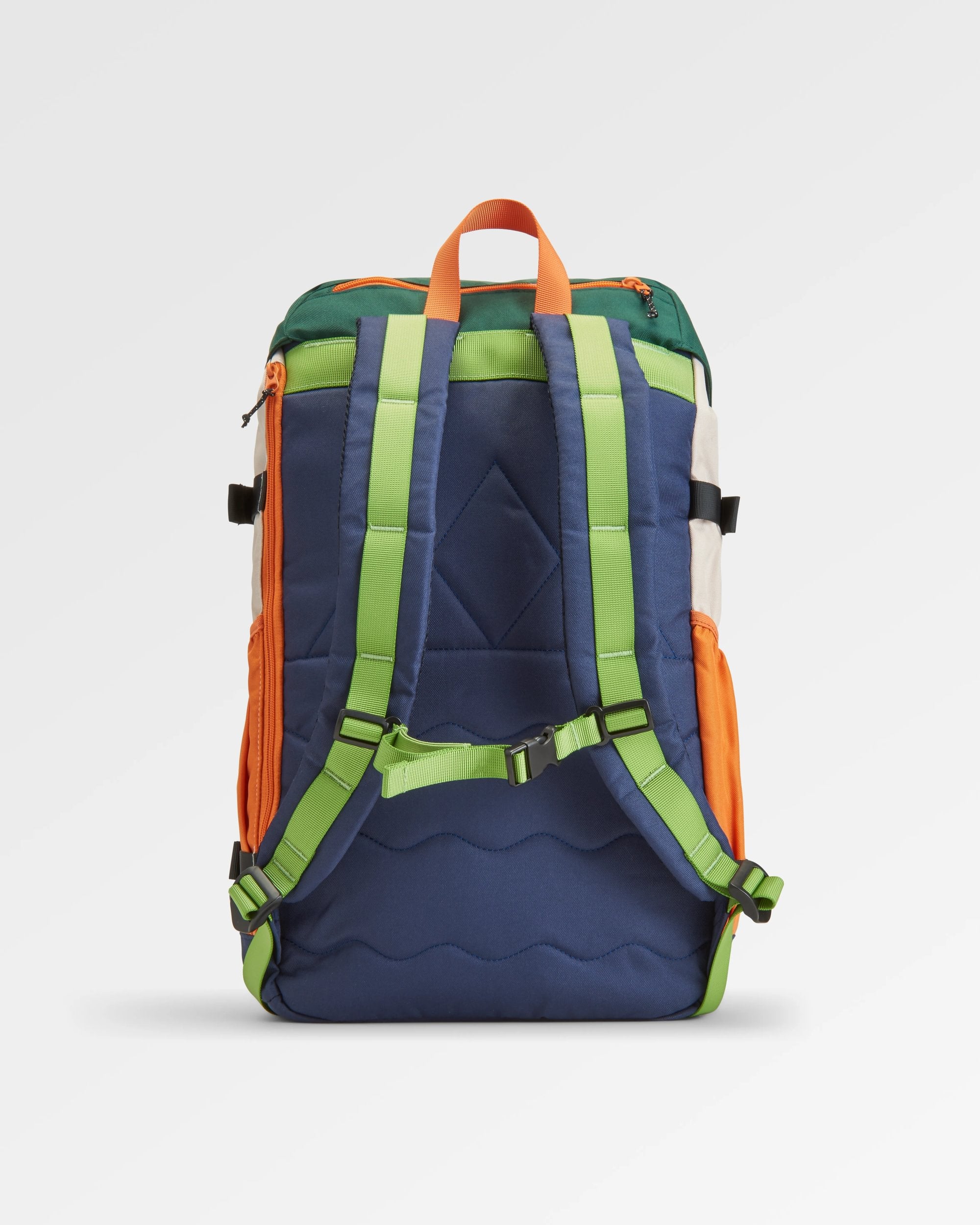 Boondocker Recycled 26L Backpack - Rain Forest Orange Multi - Flatlay