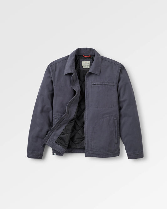 Taylor Quilted Jacket - Charcoal - Flatlay