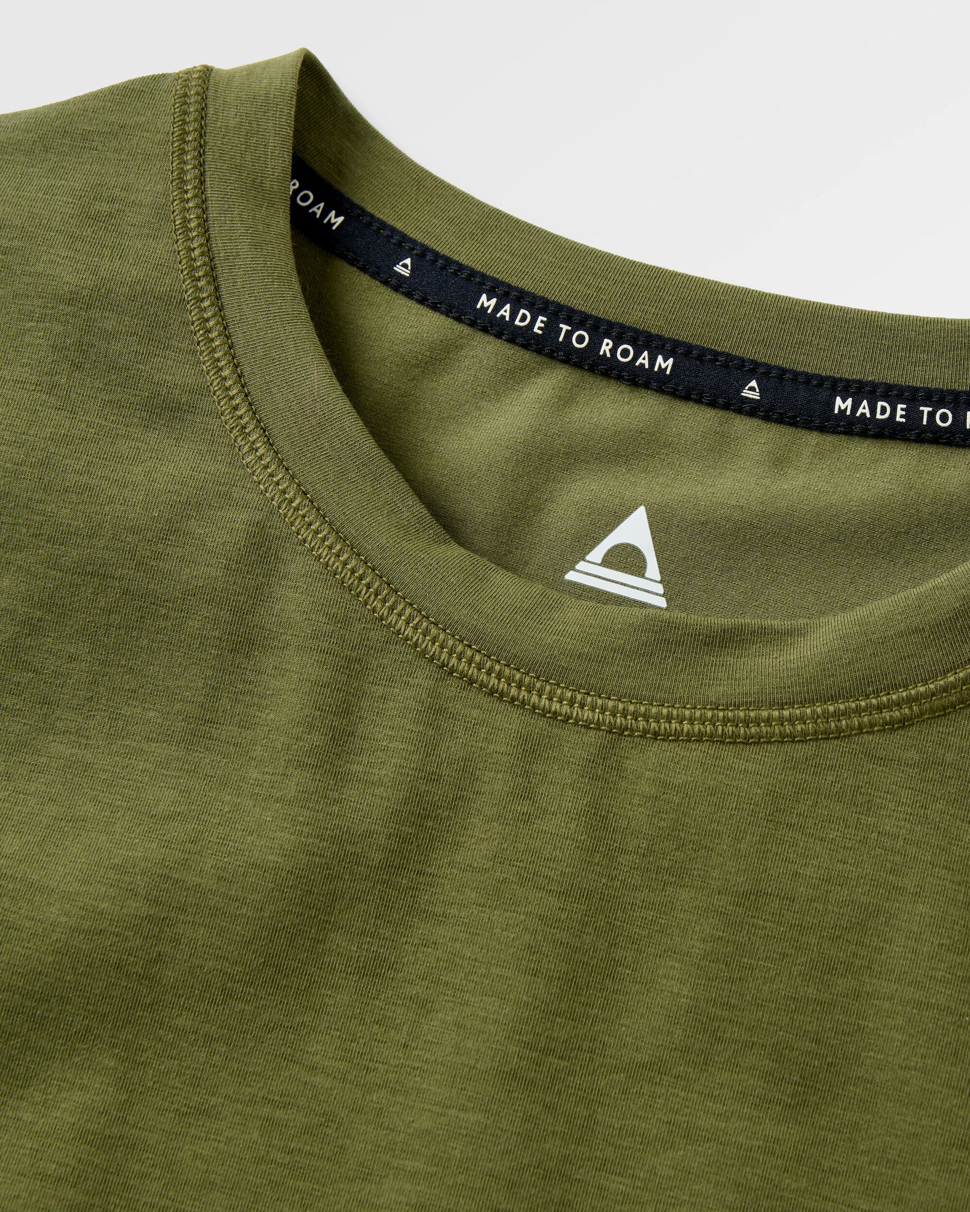 Classic Logo Drirelease® Active T-Shirt - Khaki - Flatlay